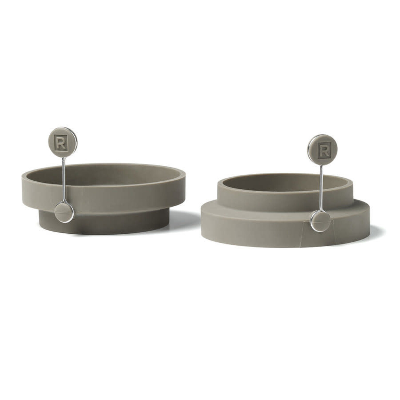 RICARDO Ensemble de 2 anneaux pour œufs et pancakes réversibles en silicone