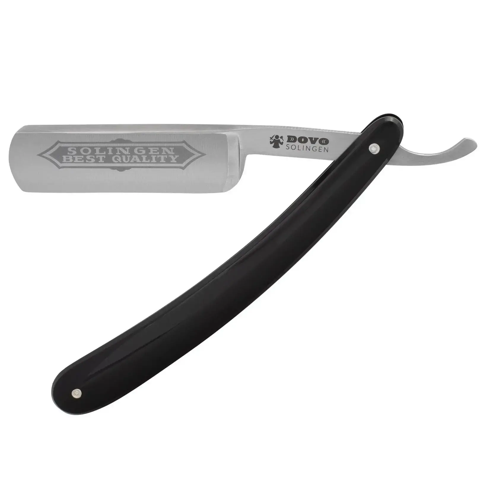 DOVO DV-100681-Rasoir droit 6/8'' manche celidur noir