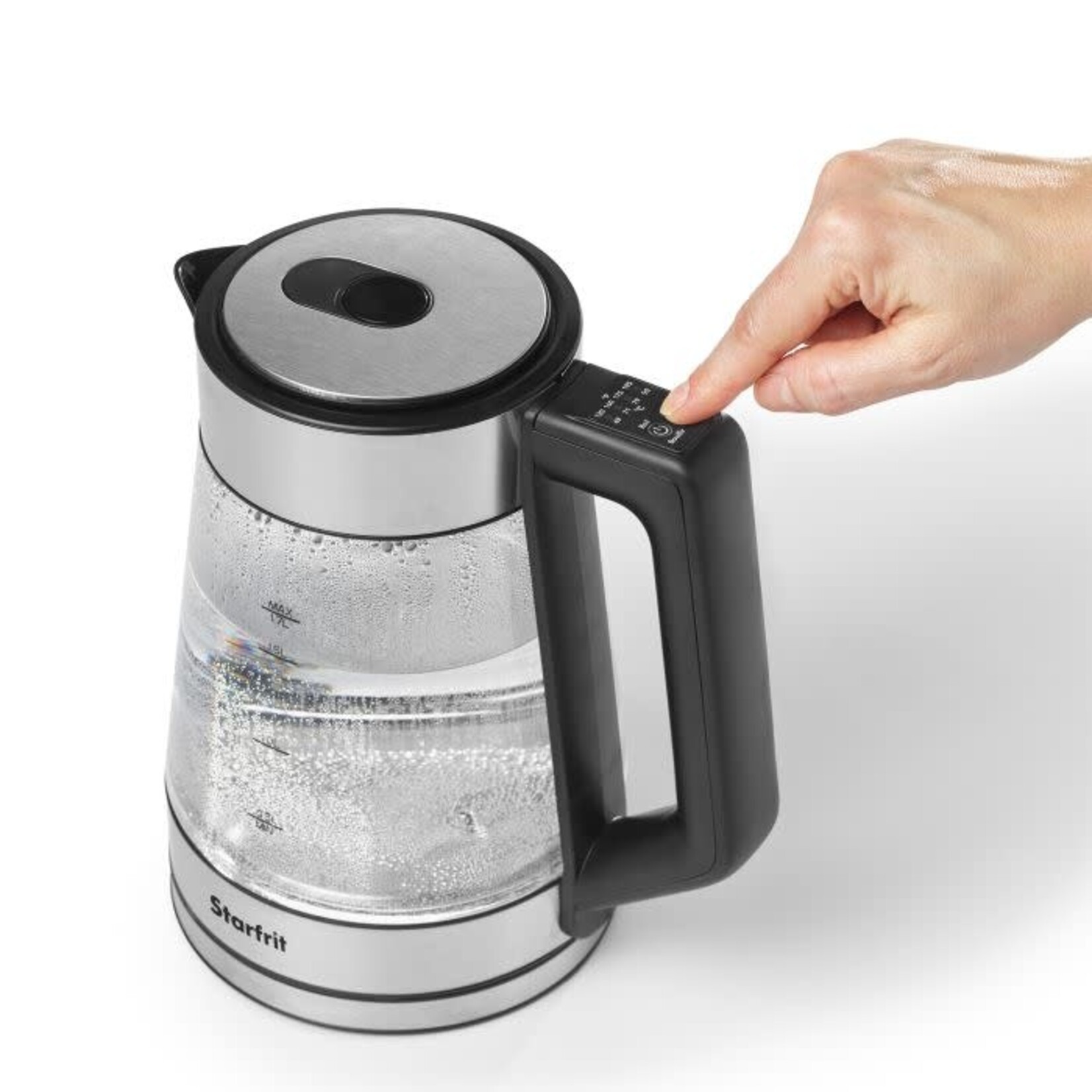 STARFRIT Glass Kettle 1.7L Variable Temperature