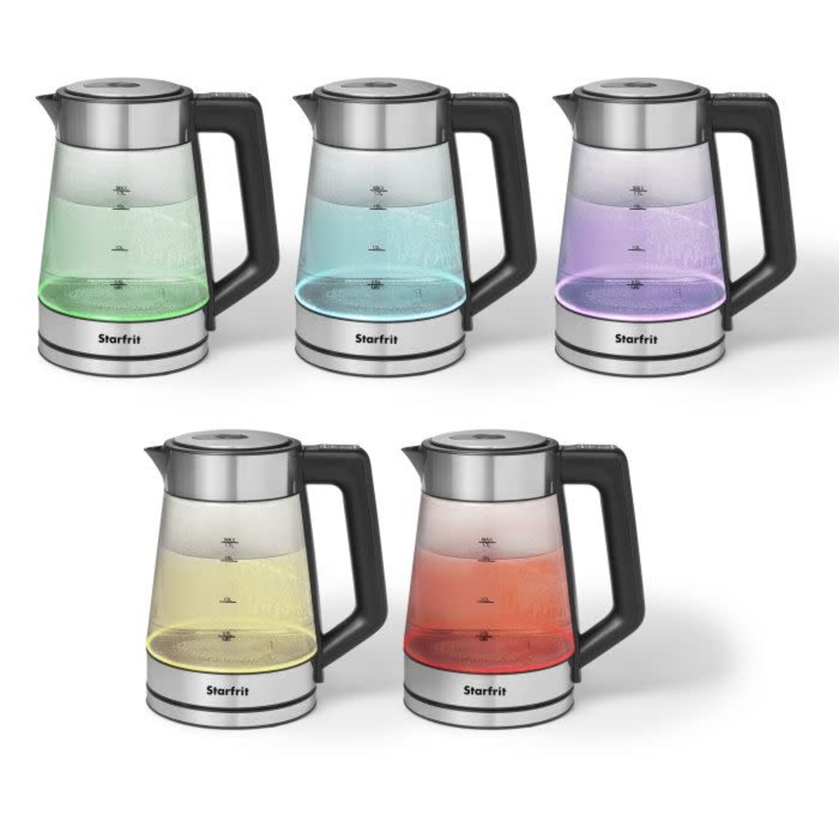 STARFRIT Glass Kettle 1.7L Variable Temperature