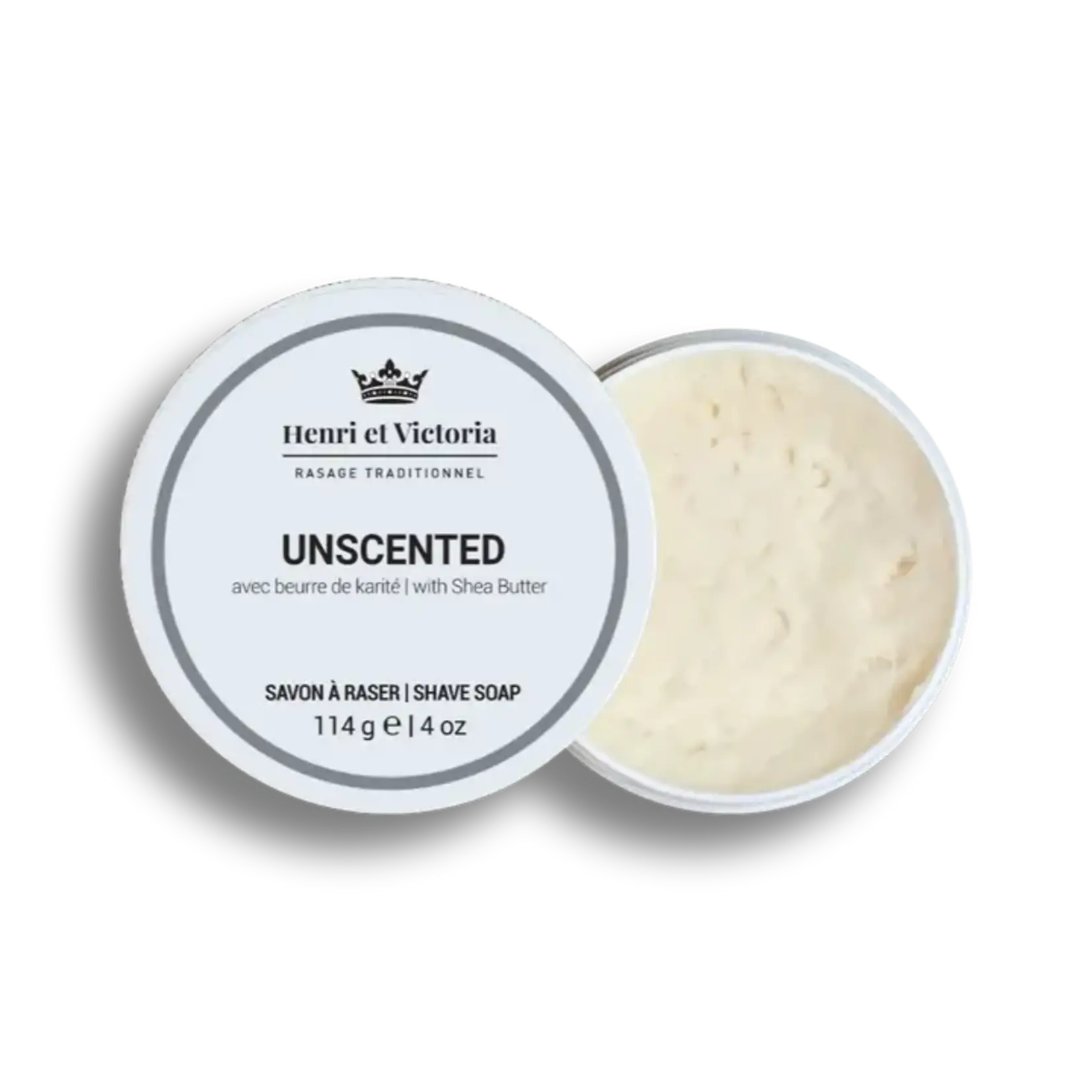 HENRI ET VICTORIA Shaving Soap - Unscented