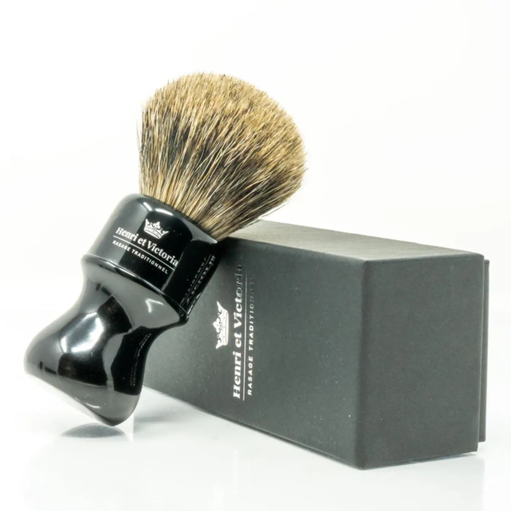 HENRI ET VICTORIA The Crown Pure Badger Shaving Brush
