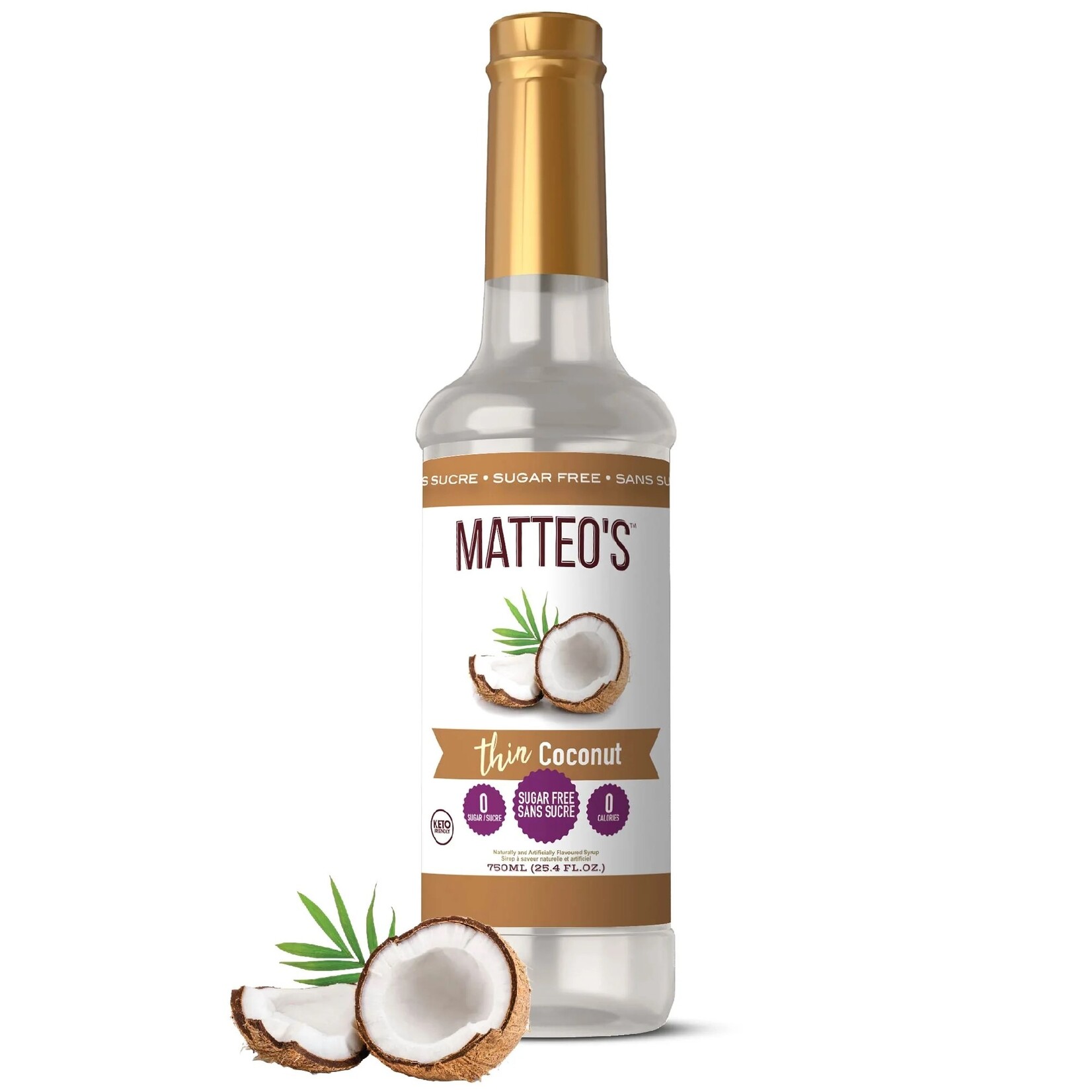 MATTEO'S Sirop à cocktail noix de coco 750ml