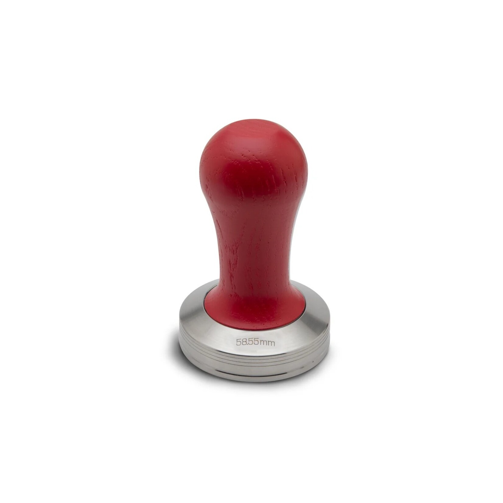 LELIT Stainless steel tamper with red wooden handle