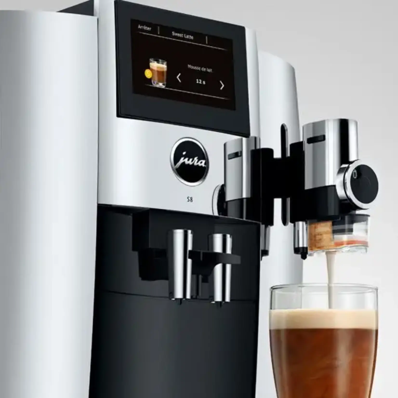 JURA Espresso automatique S8 chrome (disponible en commande spéciale)