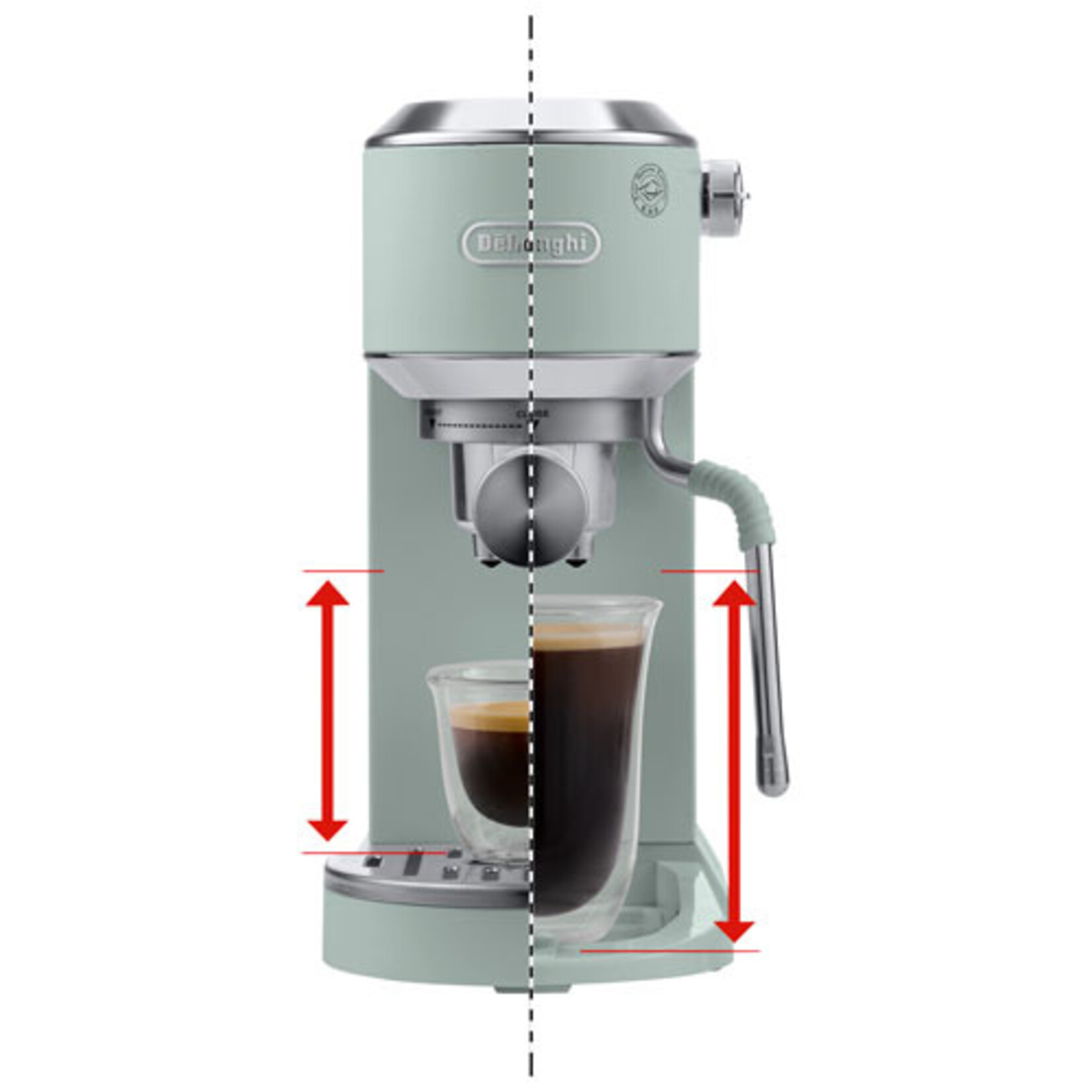 DELONGHI EC890GR-DELONGHI DEDICA DUO PISTACHE
