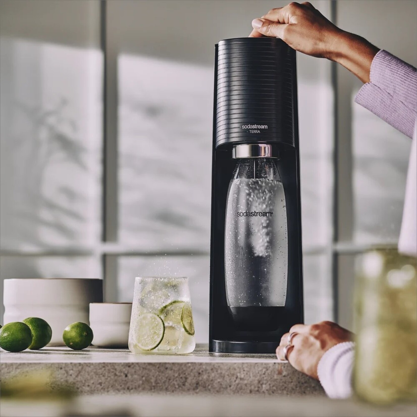 SODASTREAM Ensemble à soda Terra, noir