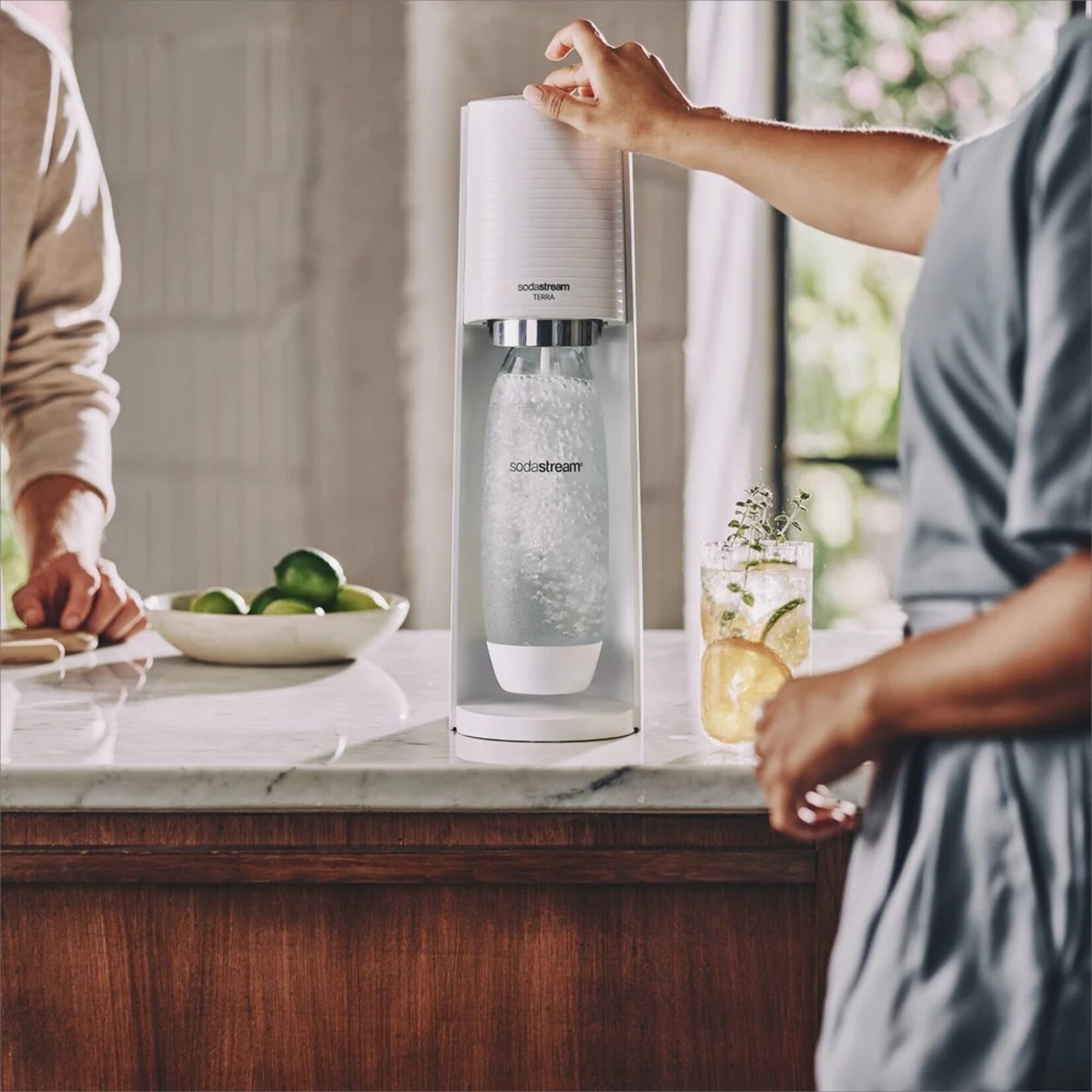 SODASTREAM Ensemble à soda Terra, blanc