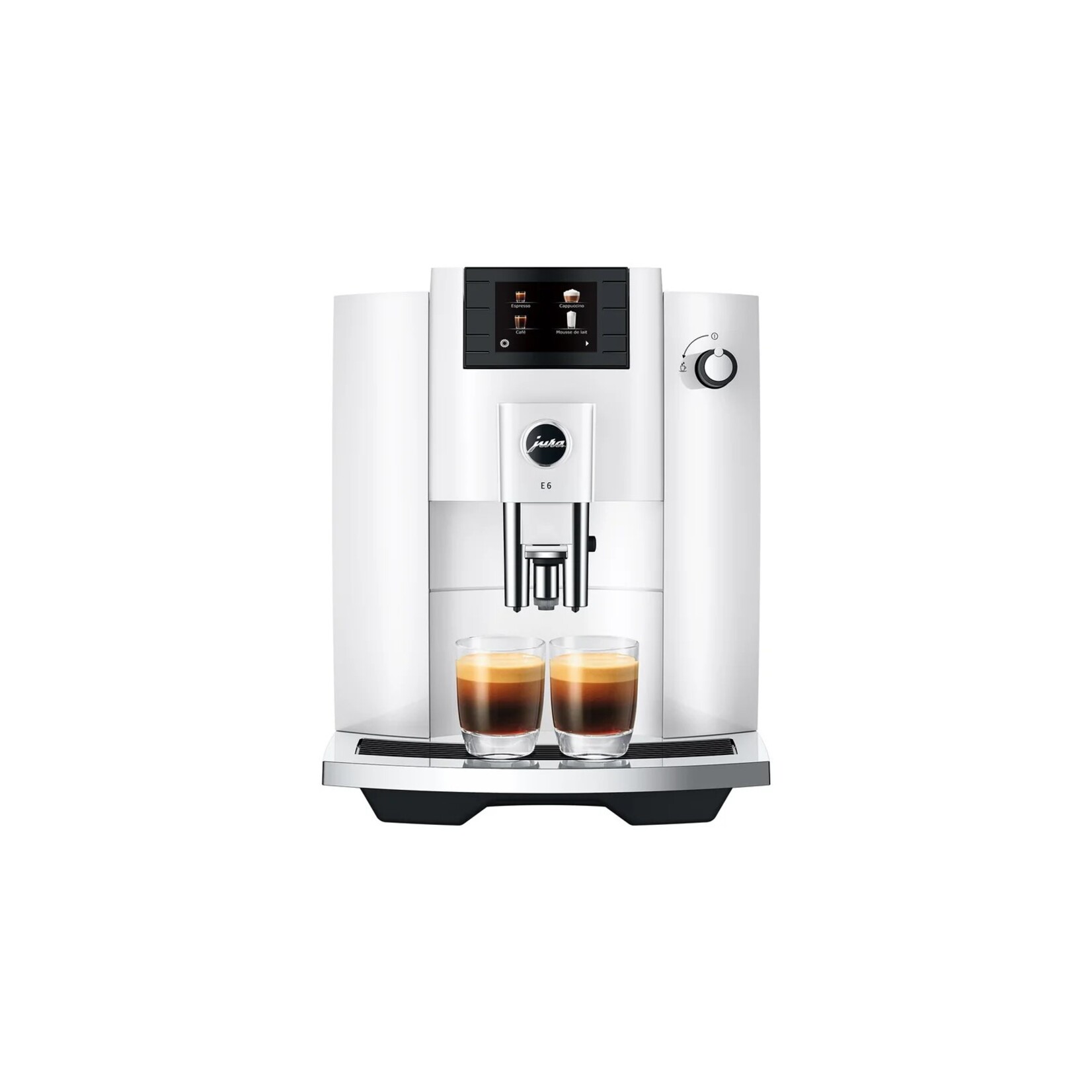 JURA E6 espresso machine, Piano White