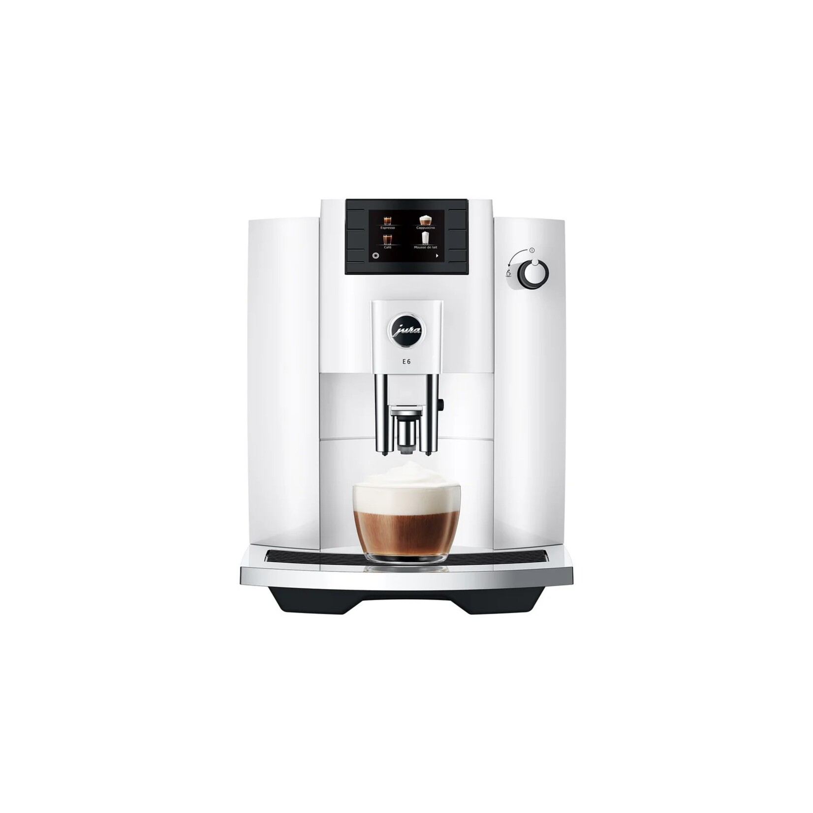 JURA E6 espresso machine, Piano White