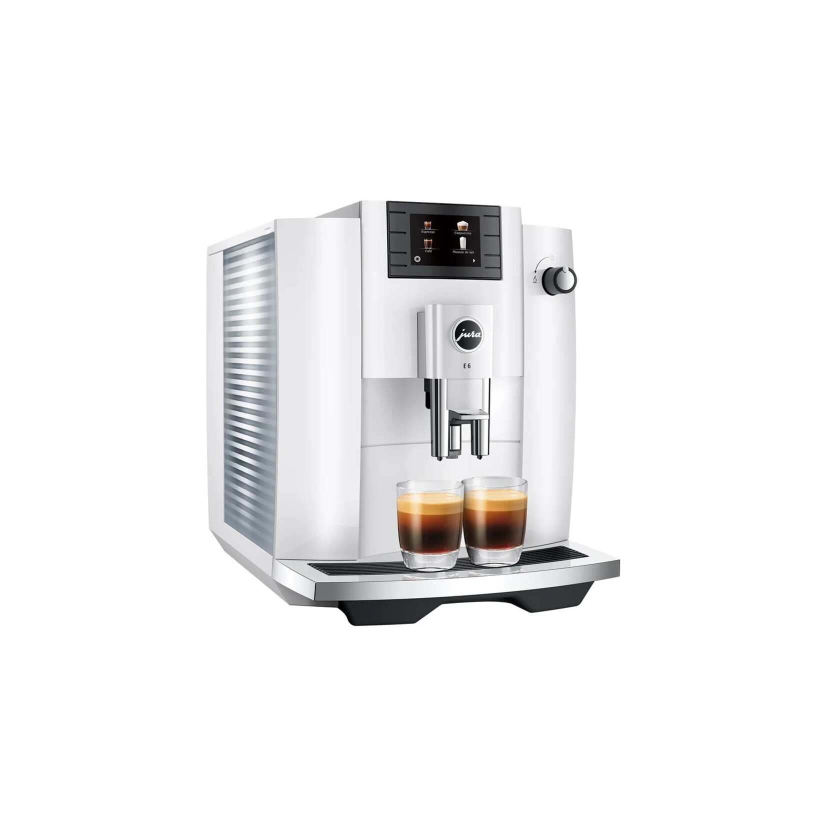 JURA E6 espresso machine, Piano White