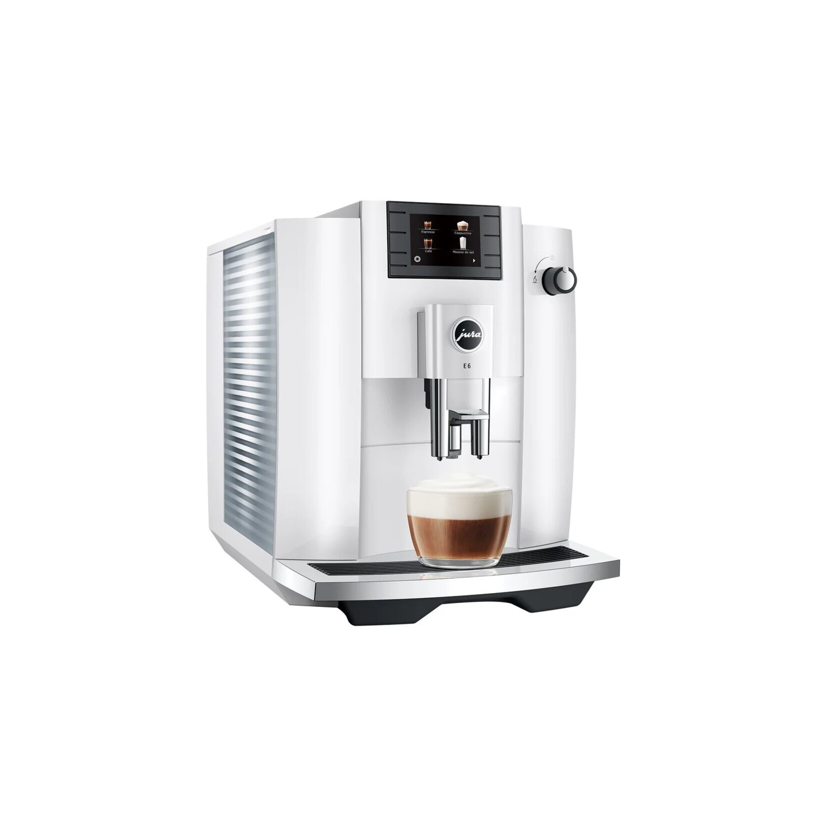 JURA E6 espresso machine, Piano White