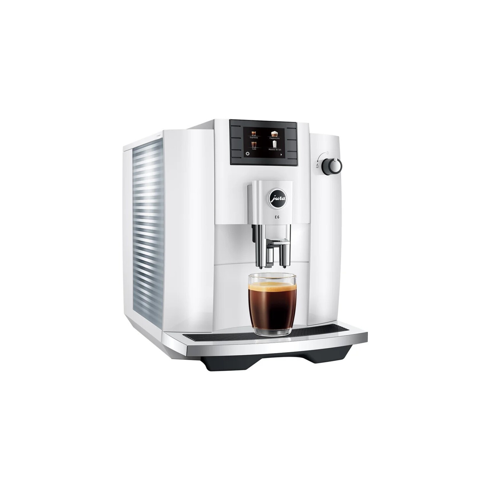 JURA E6 espresso machine, Piano White