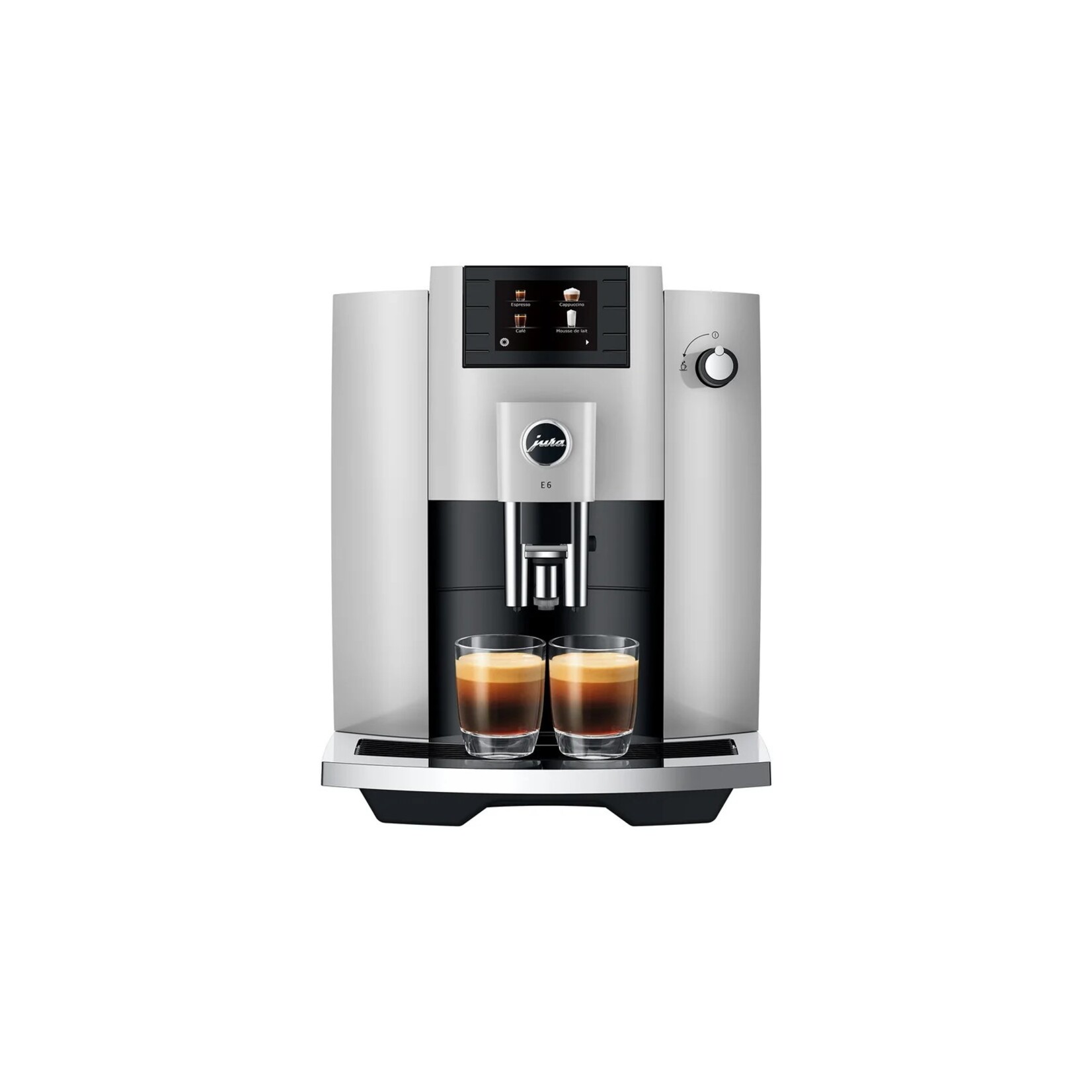 JURA E6 espresso machine, Platinum