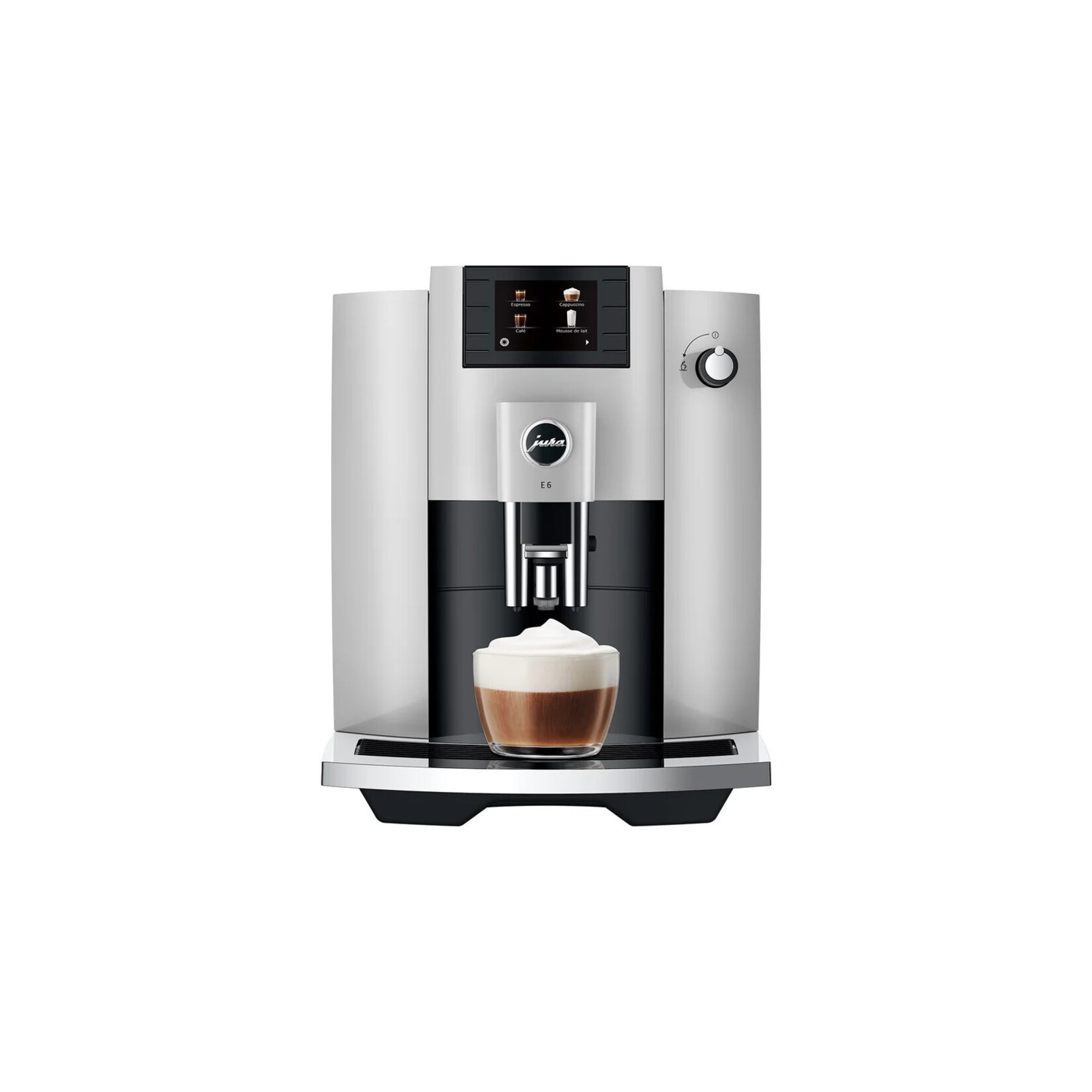 JURA E6 espresso machine, Platinum