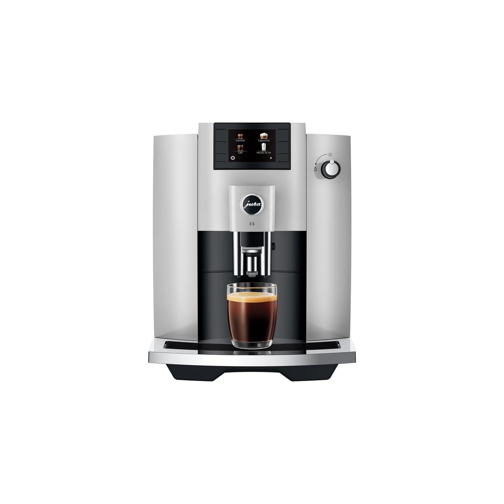 JURA E6 espresso machine, Platinum