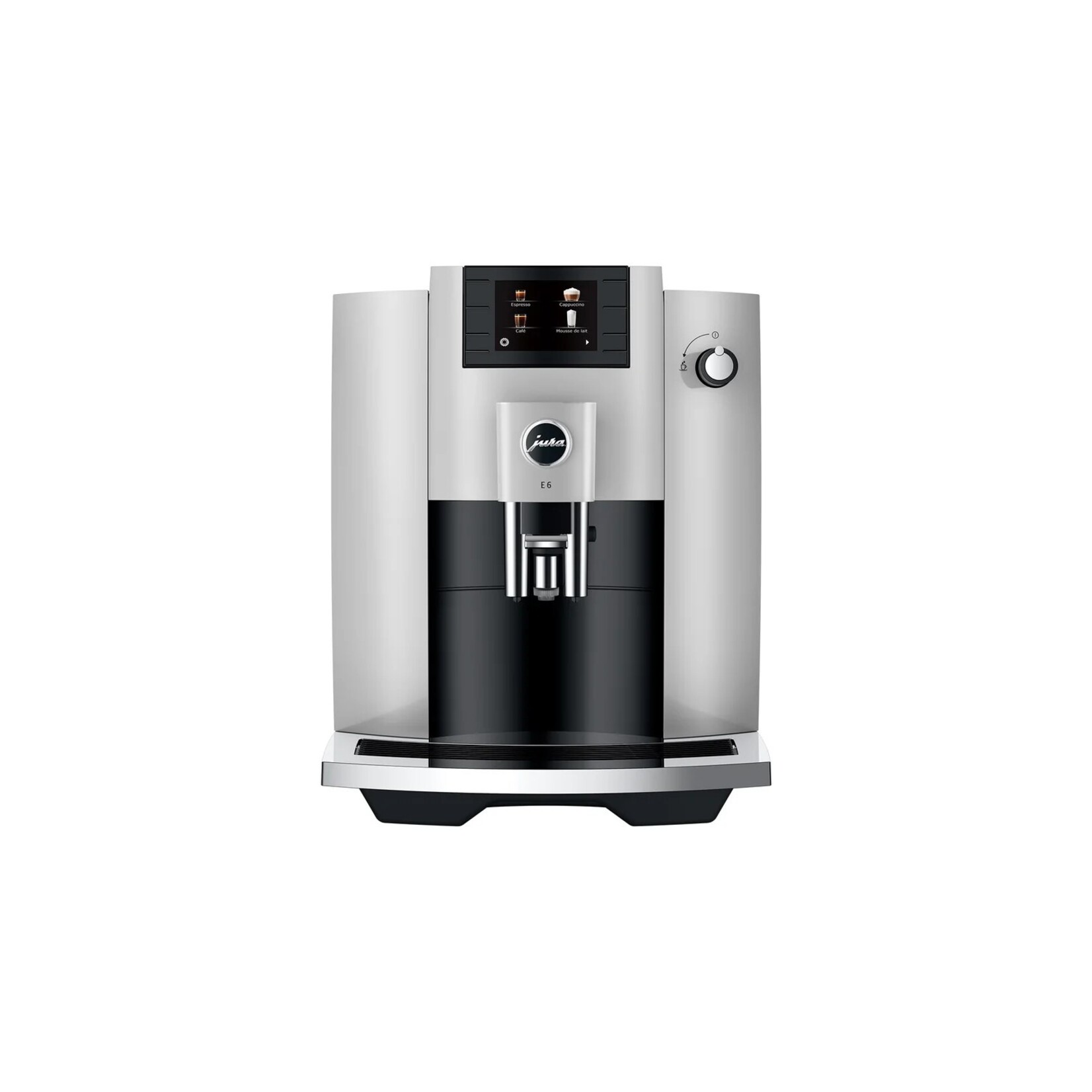 JURA E6 espresso machine, Platinum