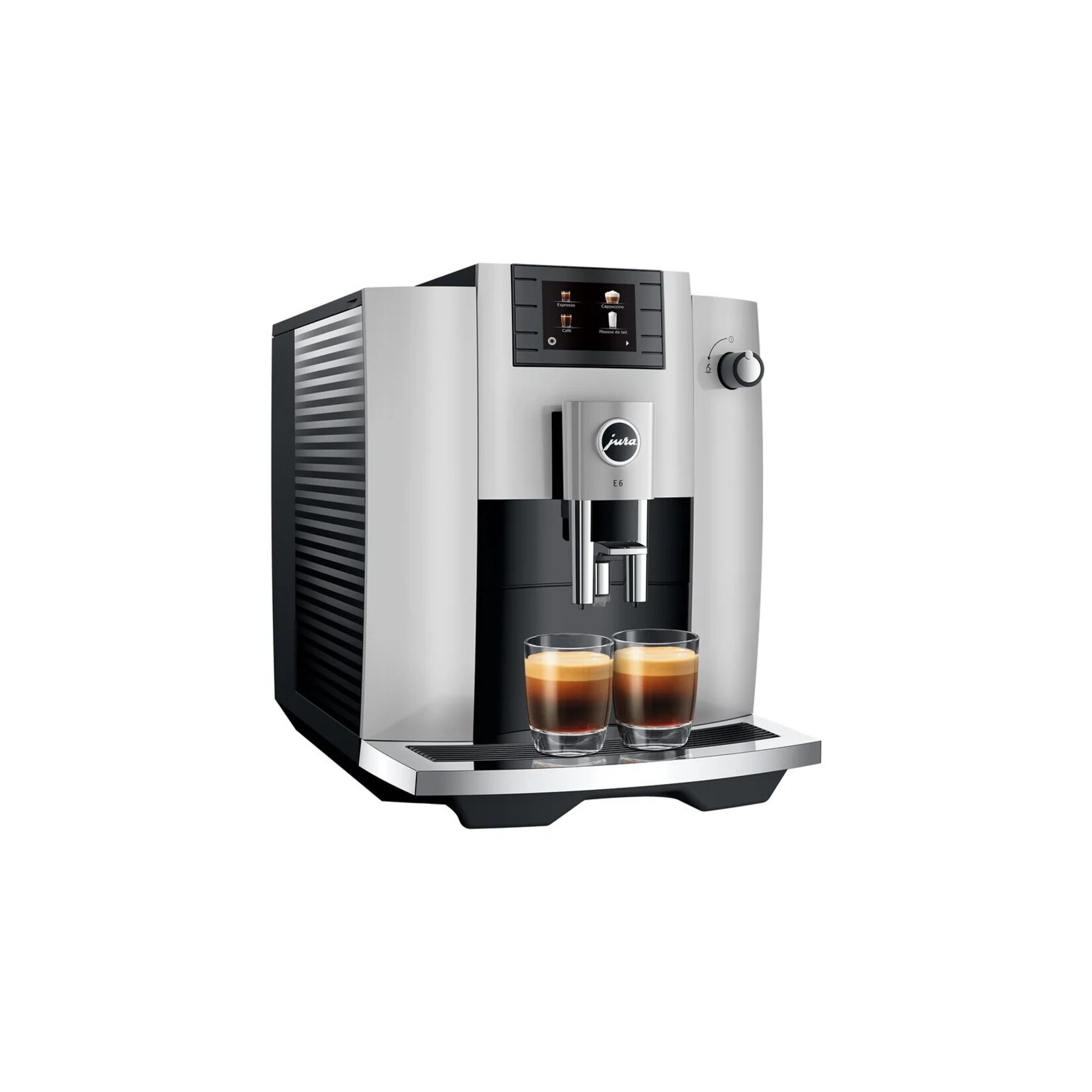 JURA E6 espresso machine, Platinum