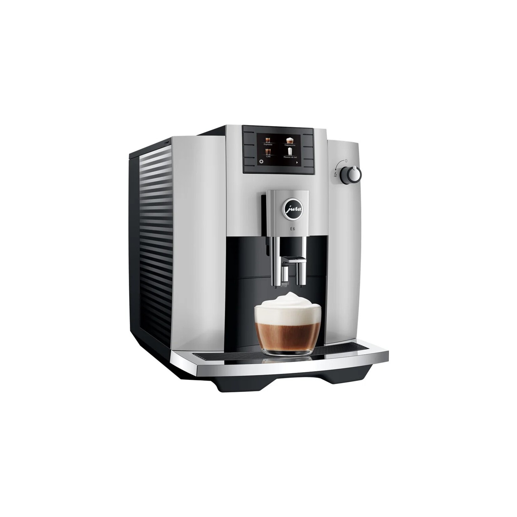 JURA E6 espresso machine, Platinum
