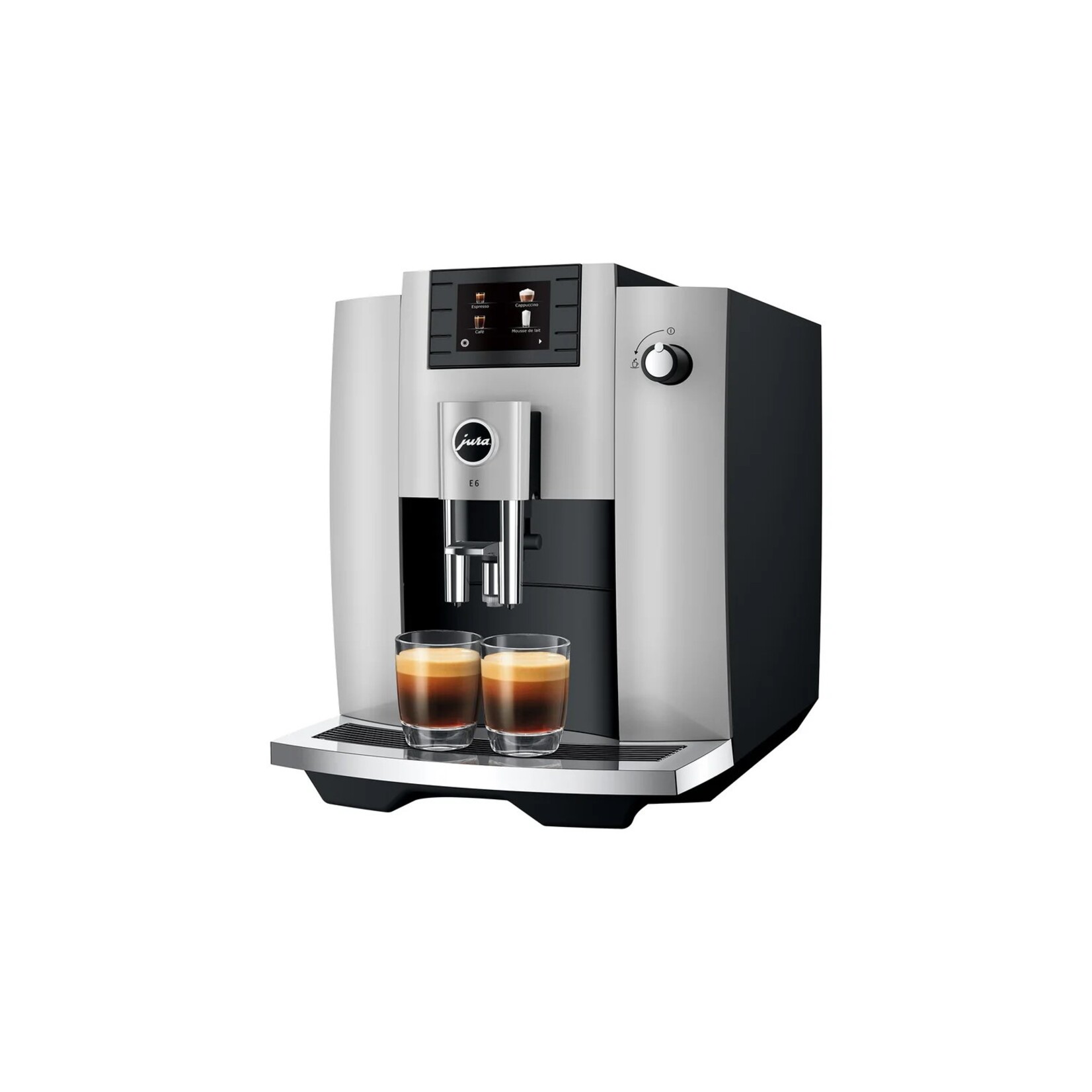 JURA E6 espresso machine, Platinum