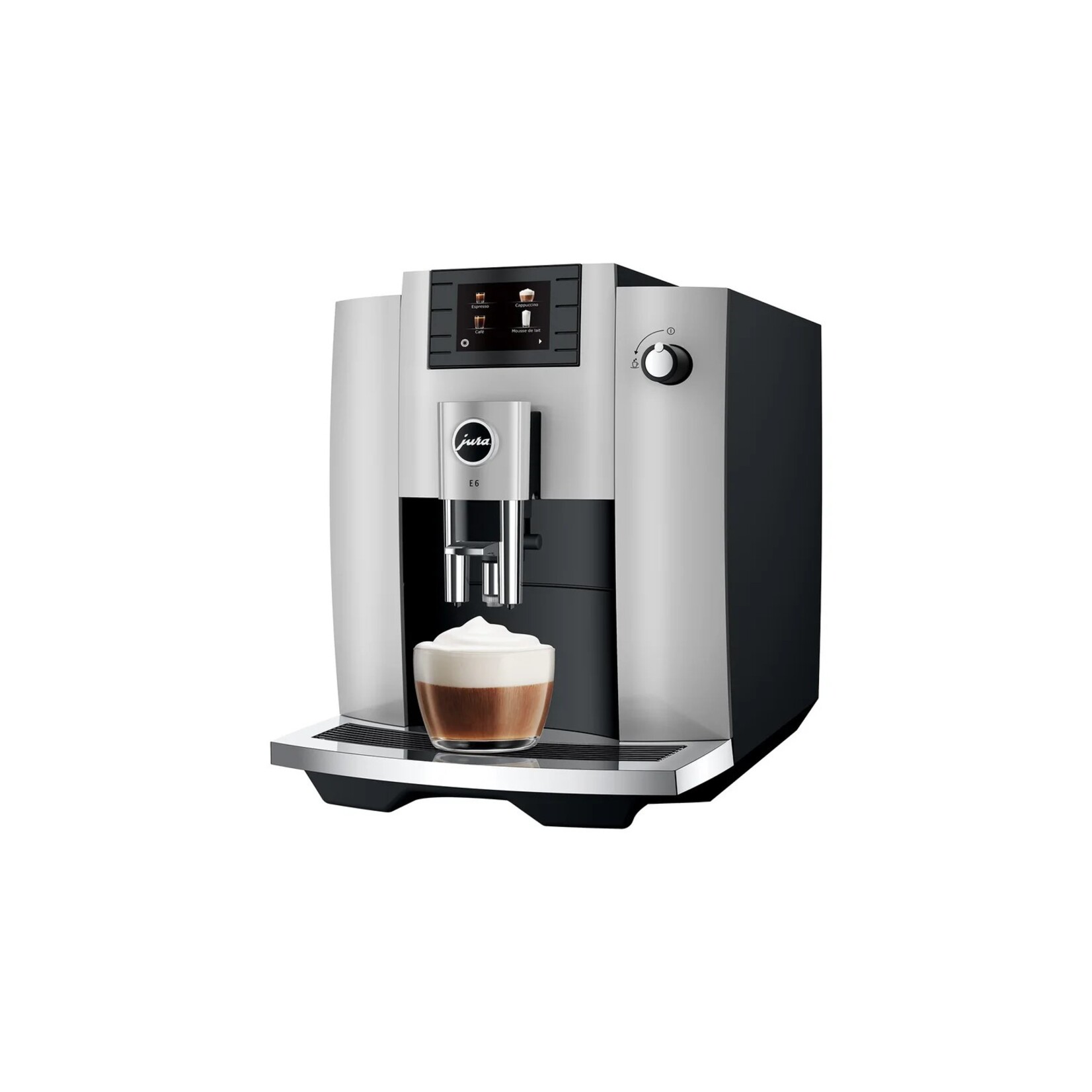 JURA E6 espresso machine, Platinum