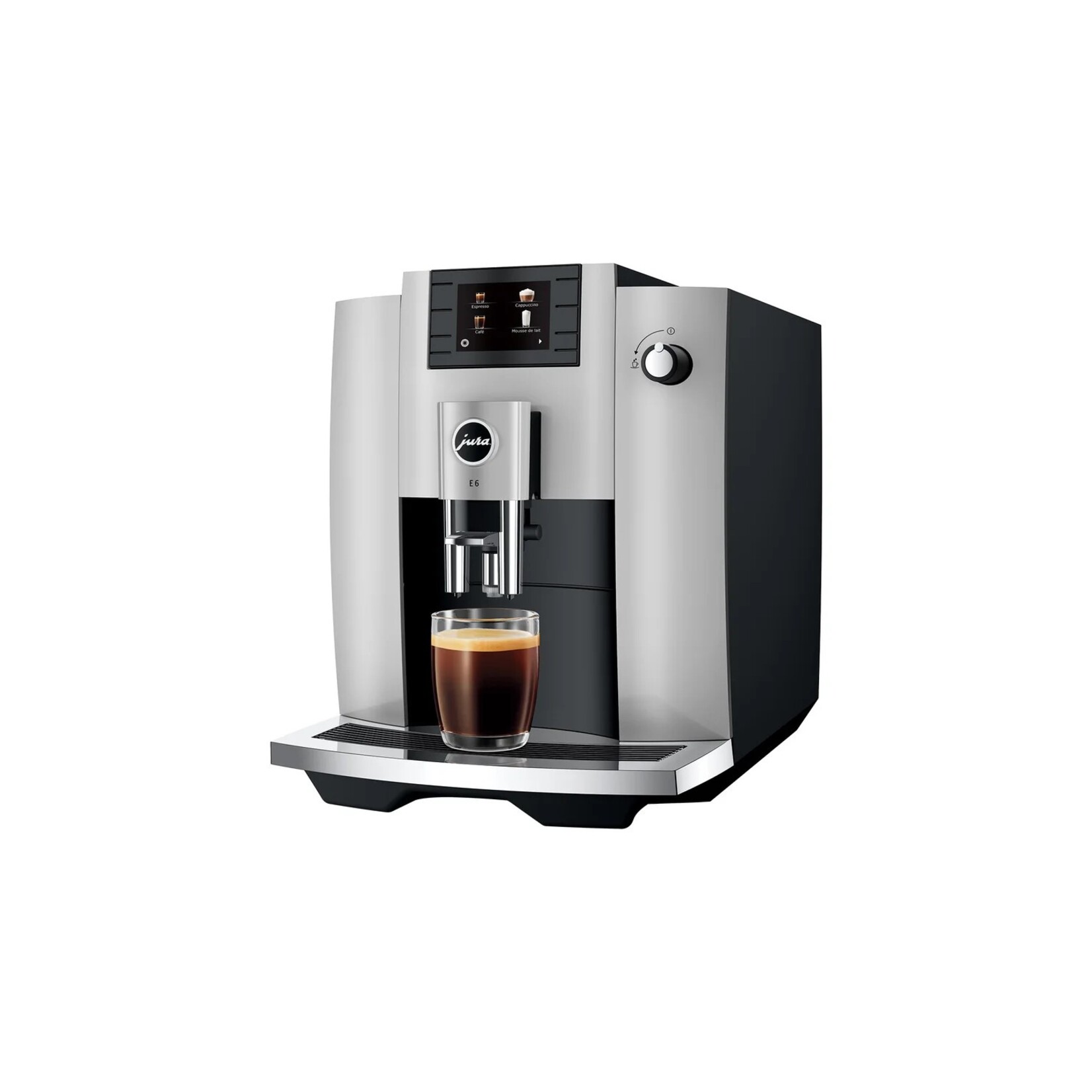 JURA E6 espresso machine, Platinum