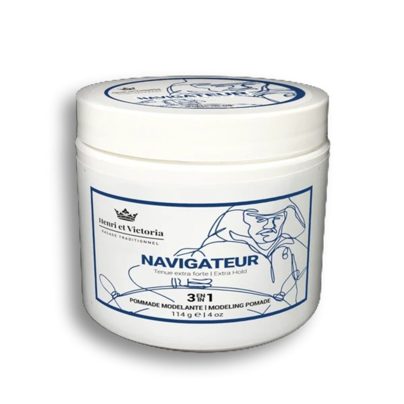 HENRI ET VICTORIA Pommade pour cheveux Navigateur 114g