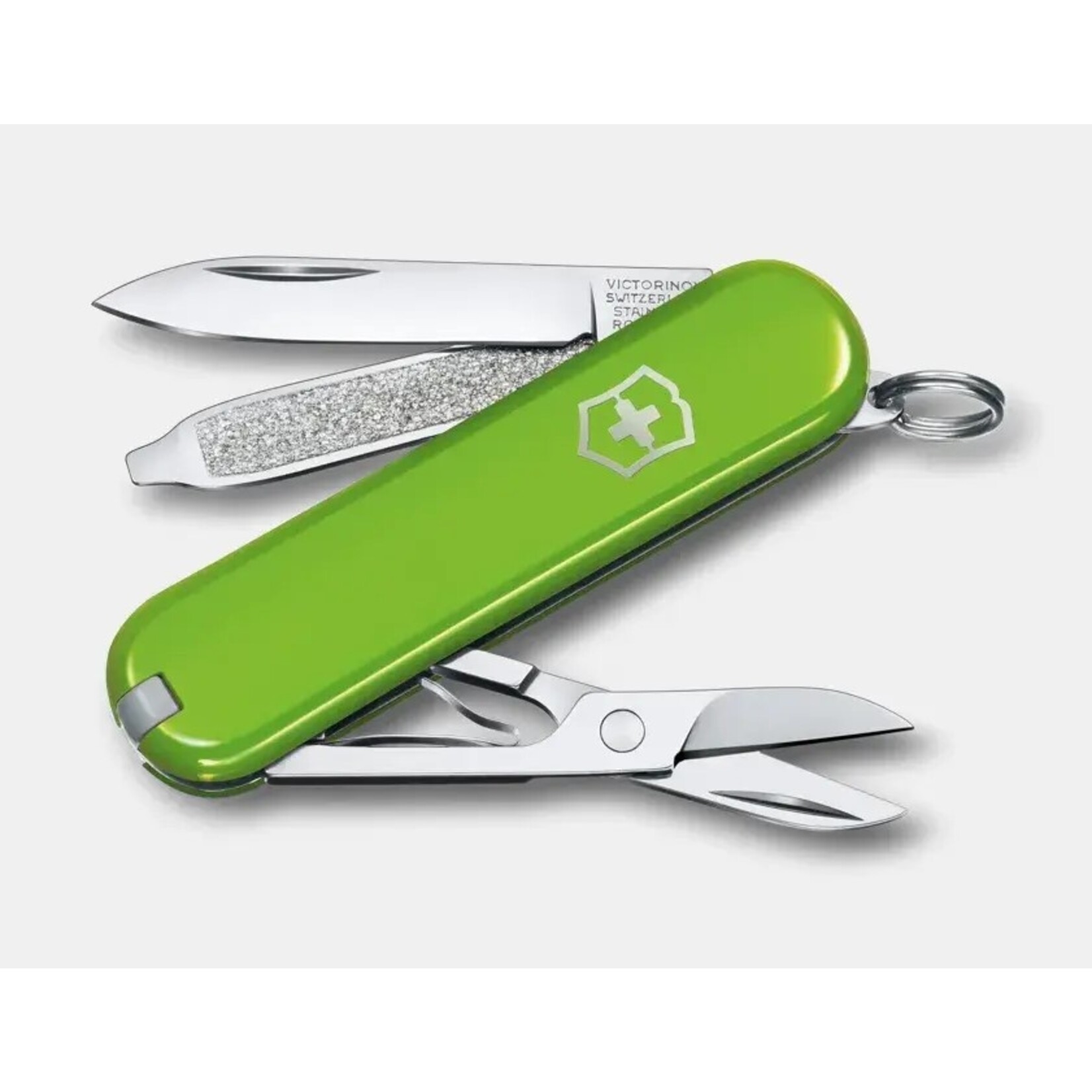 VICTORINOX Green Classic Pocket Knife, 58mm
