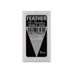 FEATHER Lames de rasoir double tranchant 5 pces