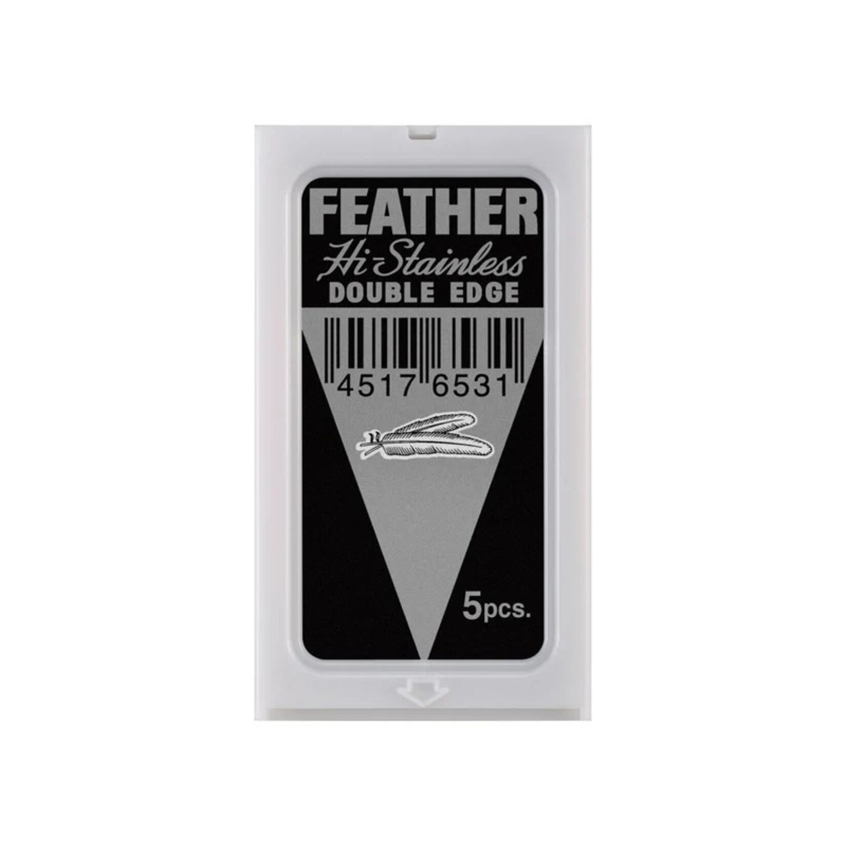 FEATHER Lames de rasoir double tranchant 5 pces