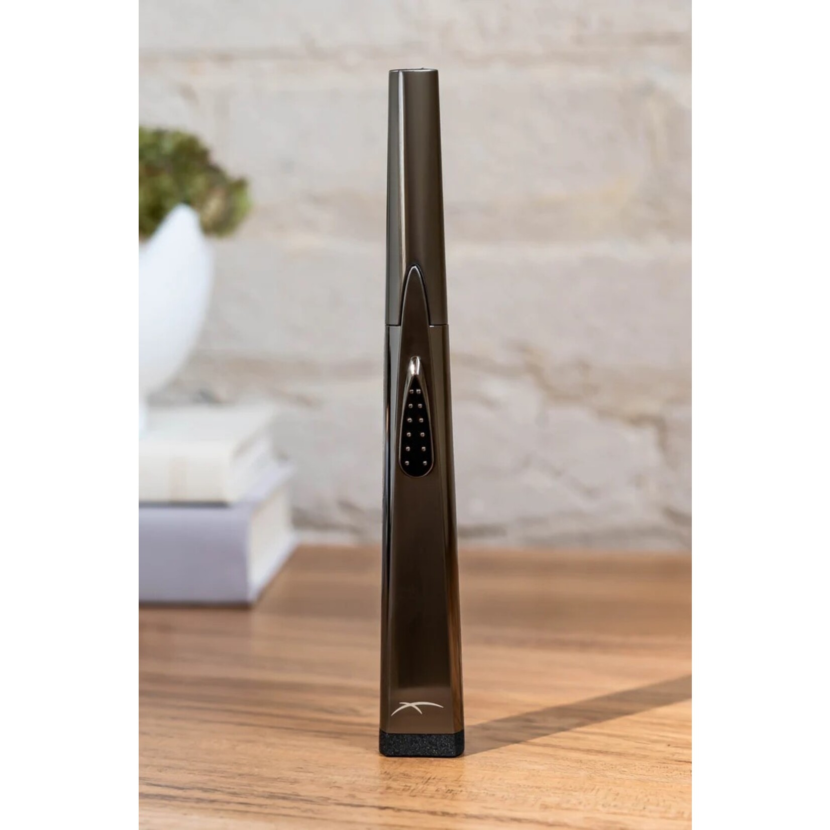 SIZZLE Sleek USB Rechargeable Plasma Arc Lighter, Pewter