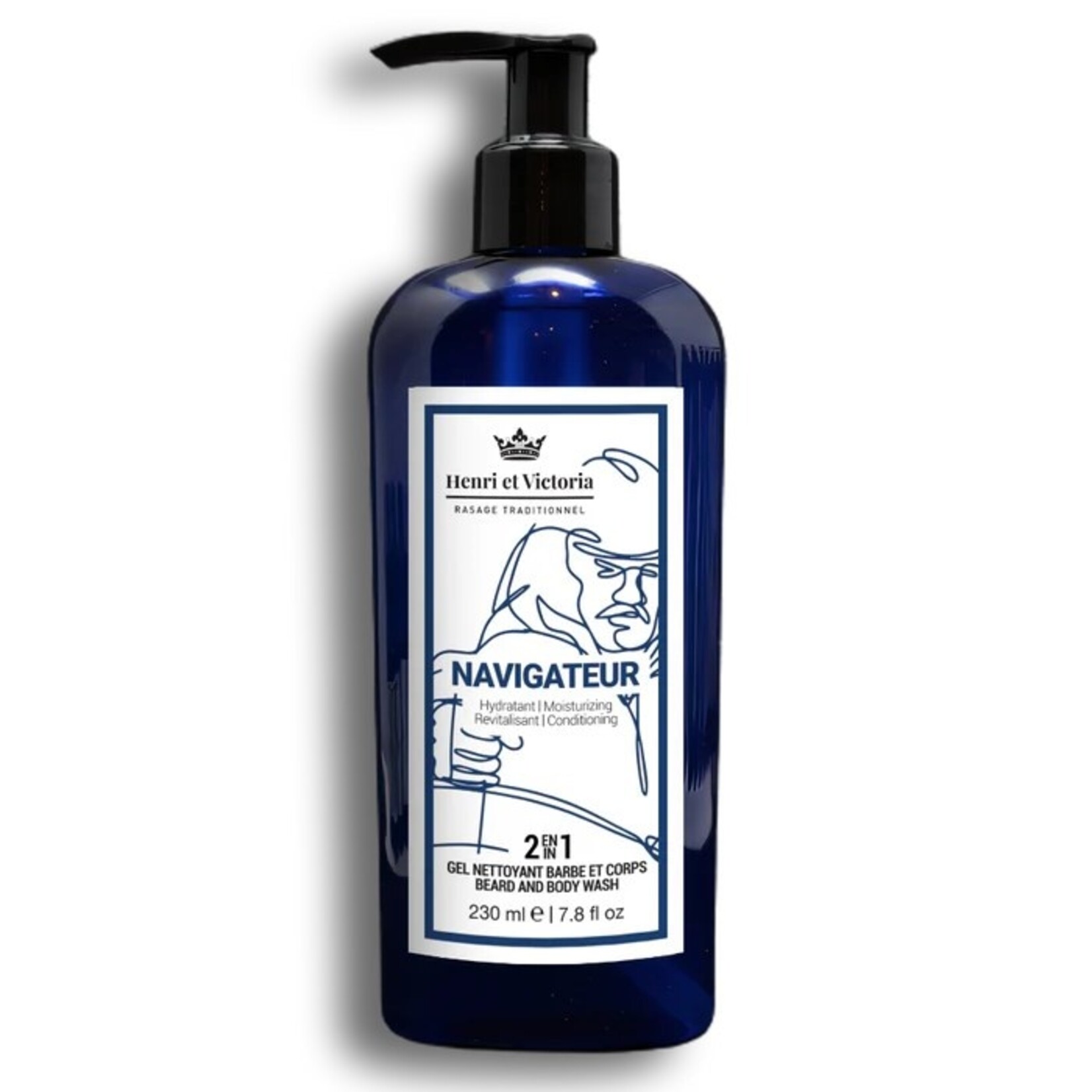 HENRI ET VICTORIA Gel nettoyant barbe et corps - Navigateur