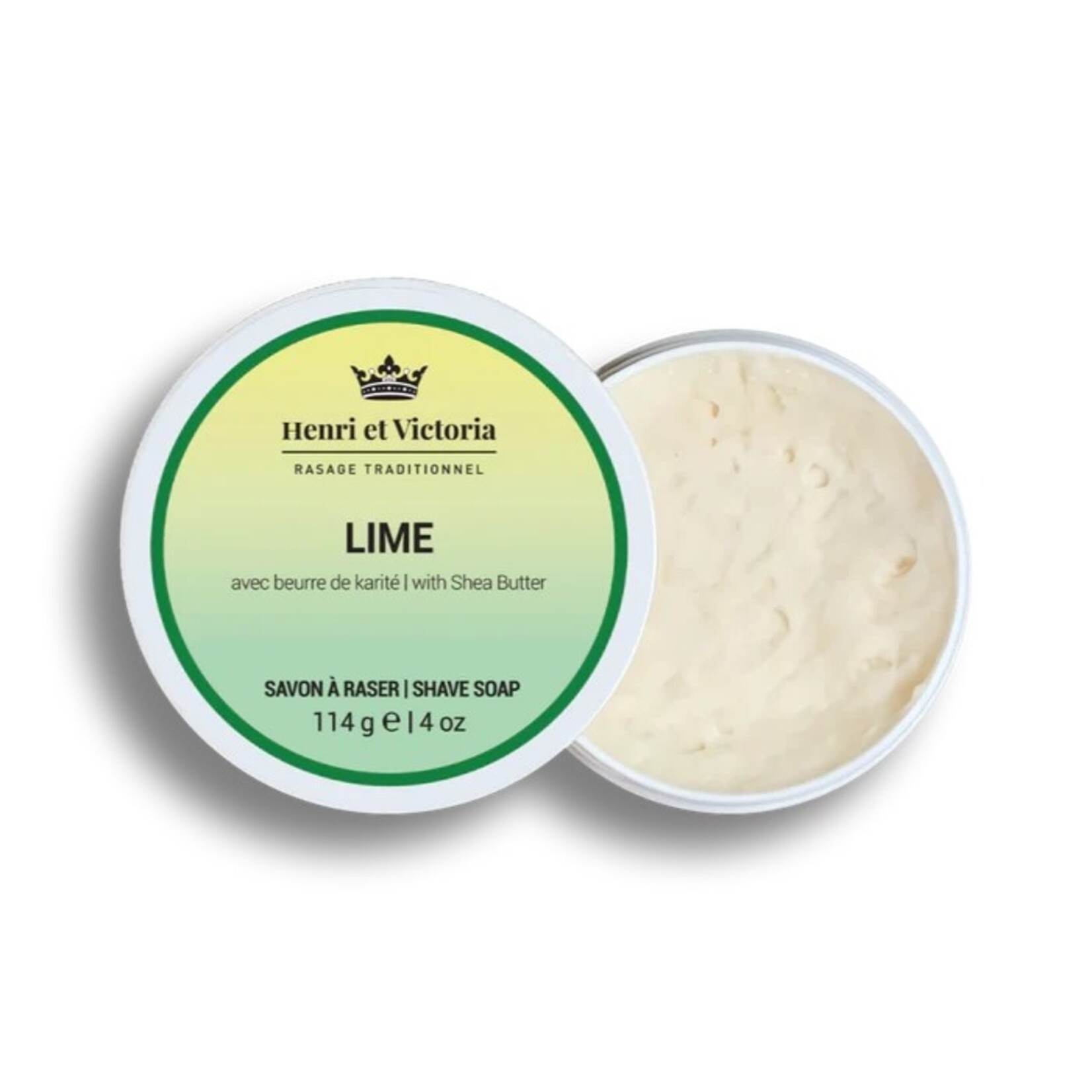 HENRI ET VICTORIA Savon à raser - Lime