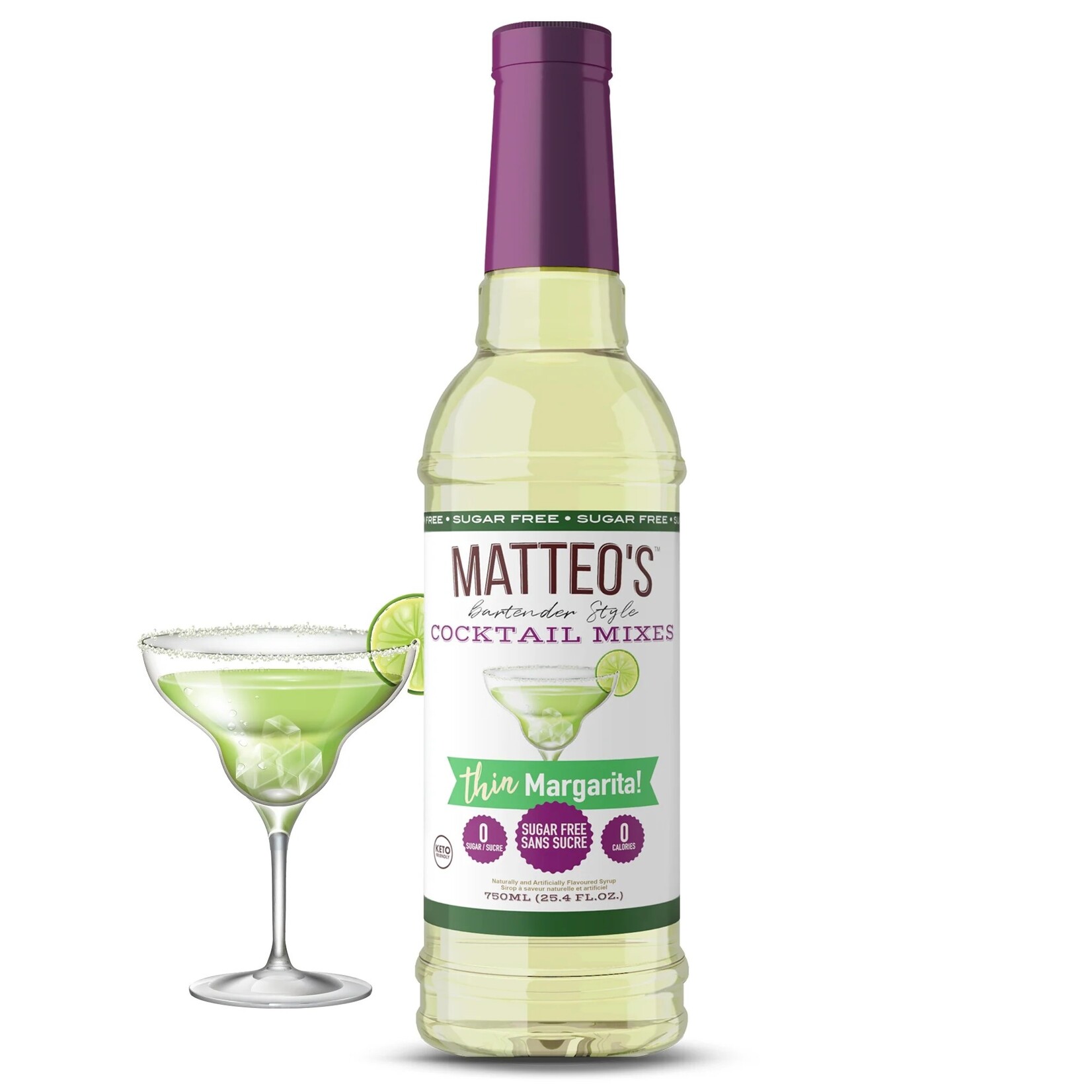 MATTEO'S Sirop à cocktail Margarita 750ml