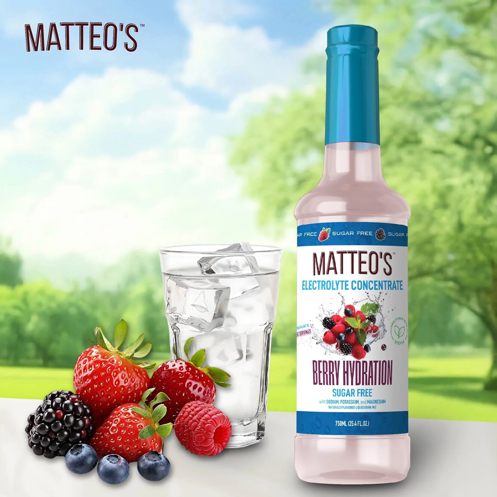 MATTEO'S Concentré d'électrolytes aux Baies 750ml