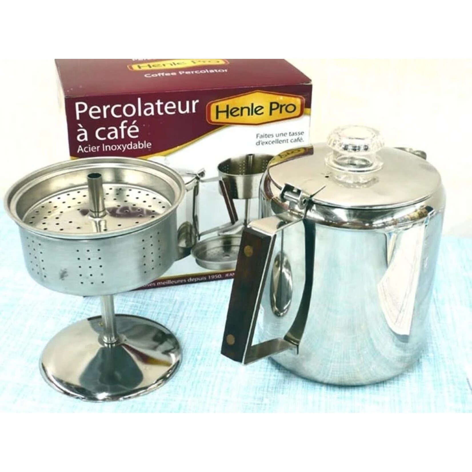 HENLE PRO Percolateur inox 12t