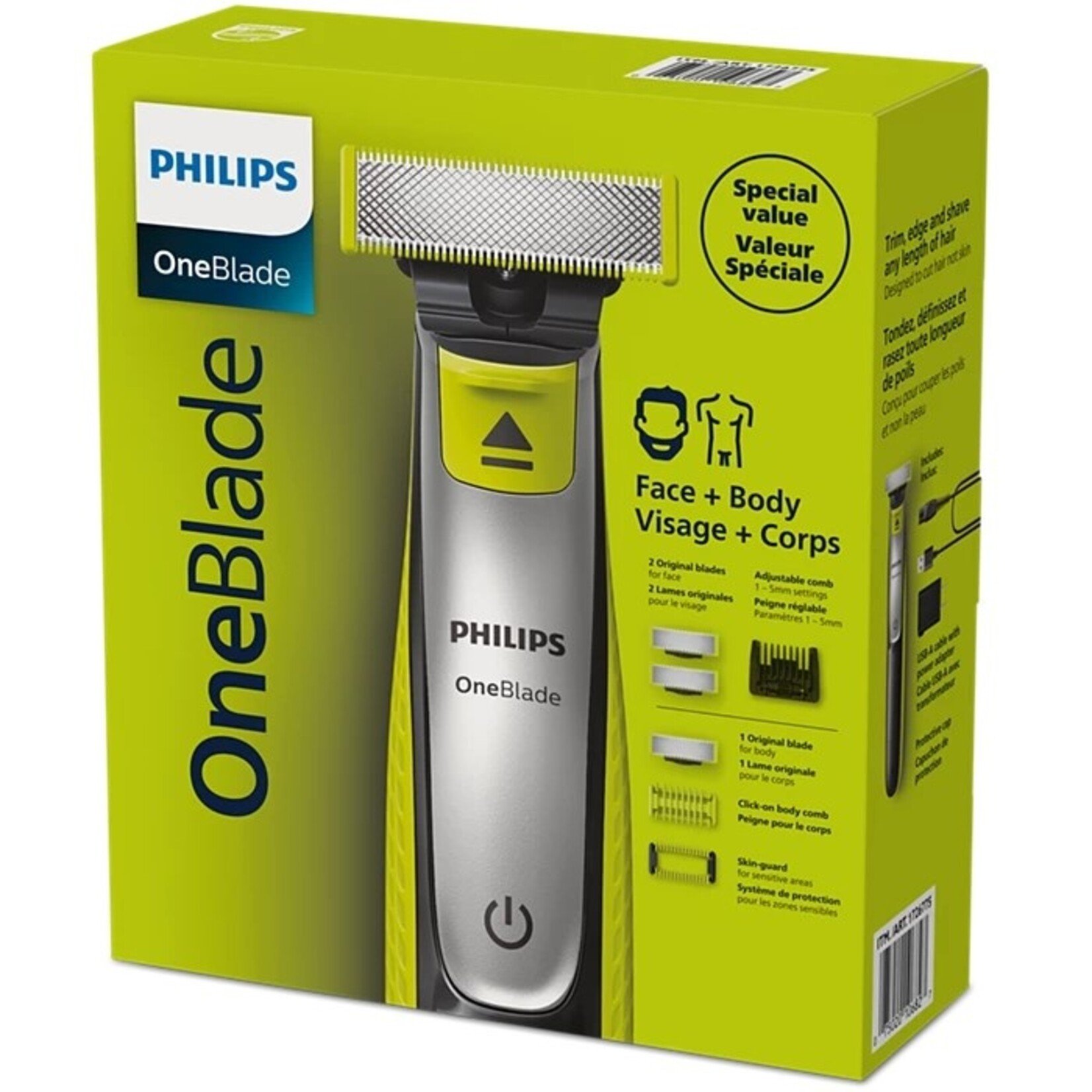 PHILIPS One Blade visage et corps