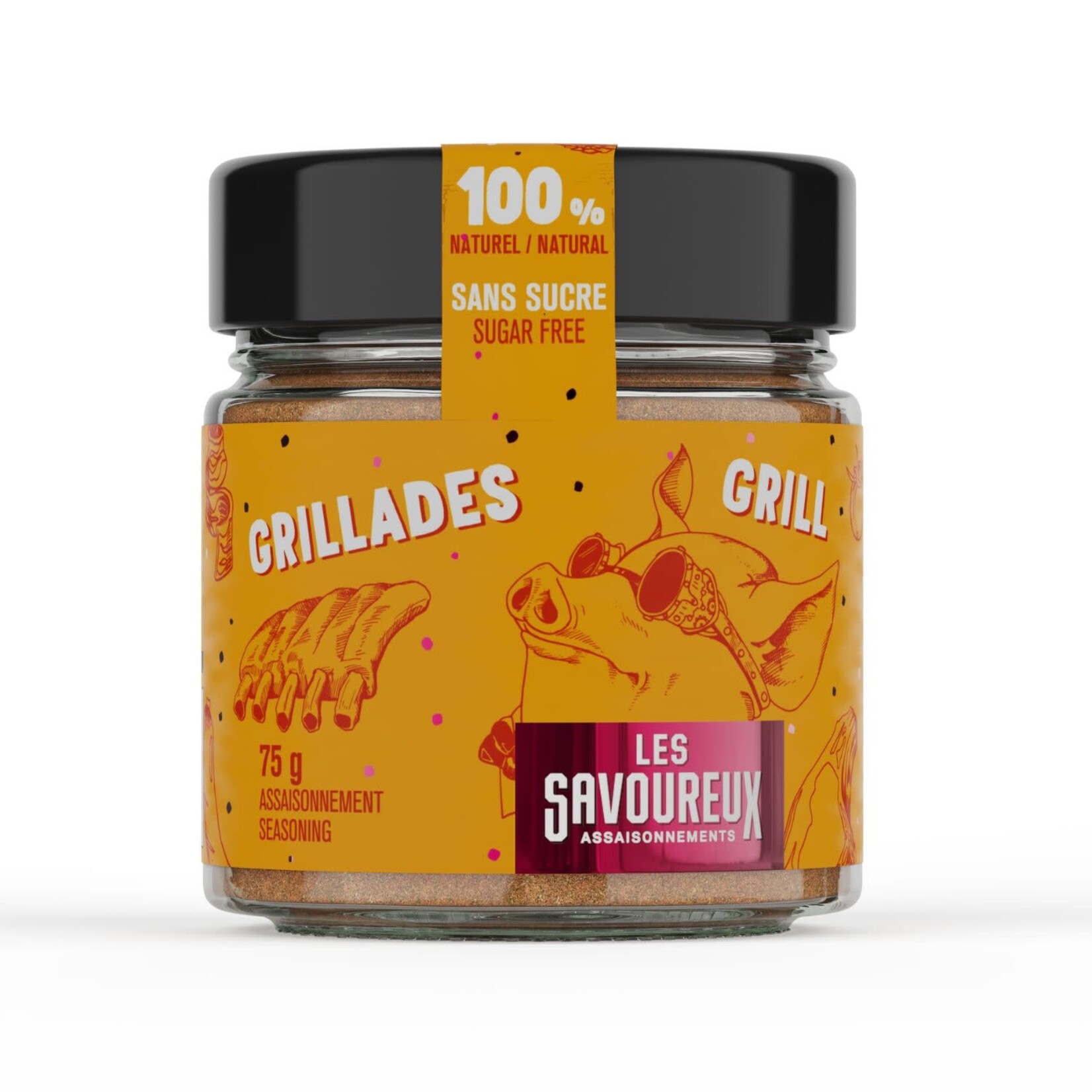 LES SAVOUREUX Assaisonnement Grillades, 75g