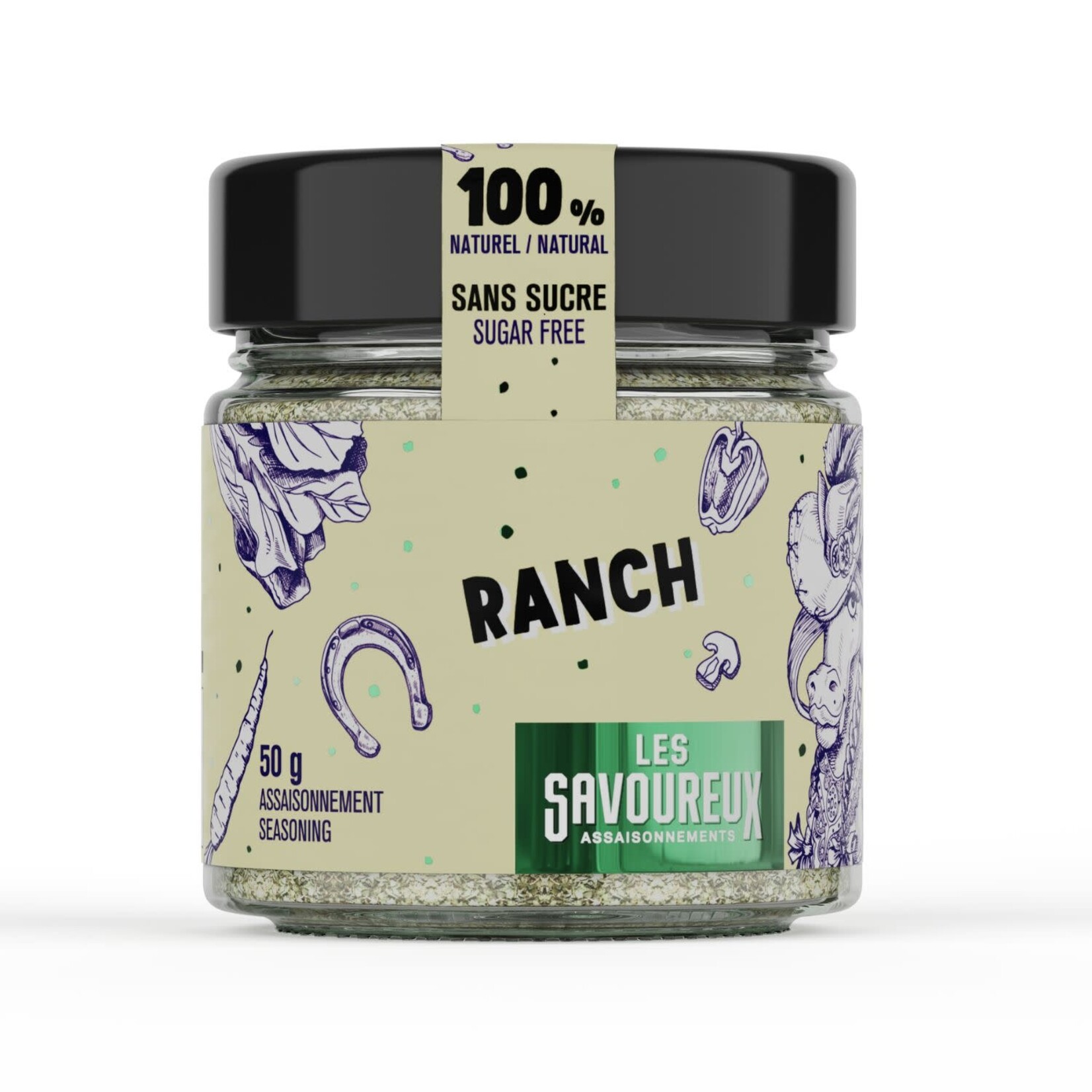 LES SAVOUREUX Assaisonnement Ranch, 50g