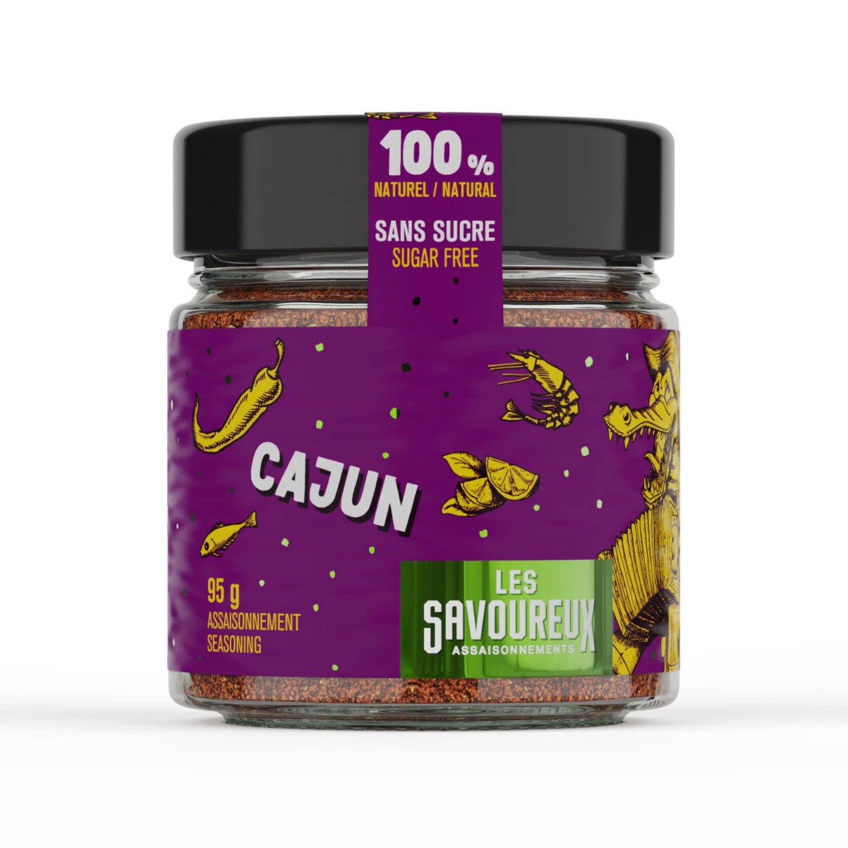 LES SAVOUREUX Assaisonnement Cajun, 95g