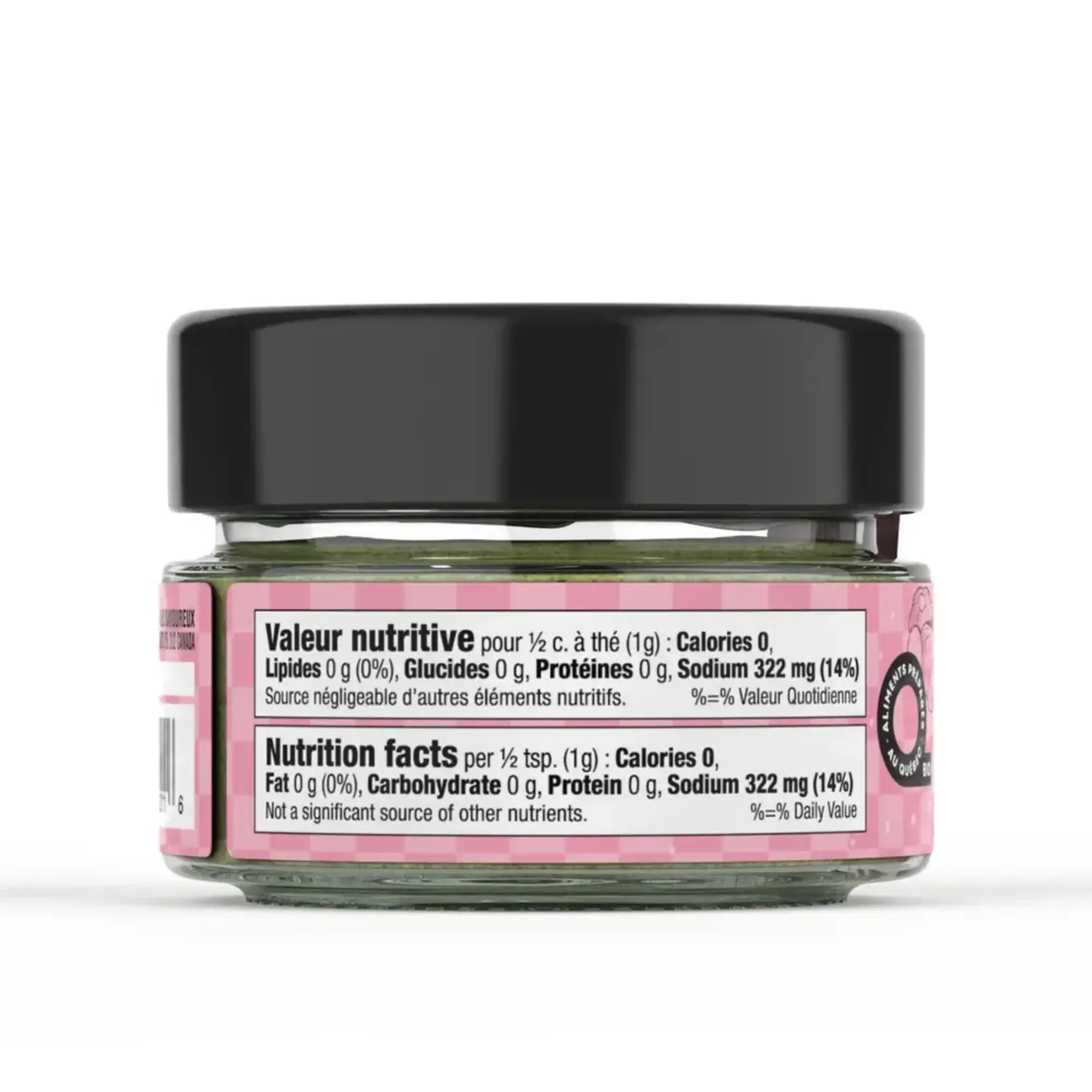 LES SAVOUREUX Assaisonnement Sel De Fleur D'ail, 85g