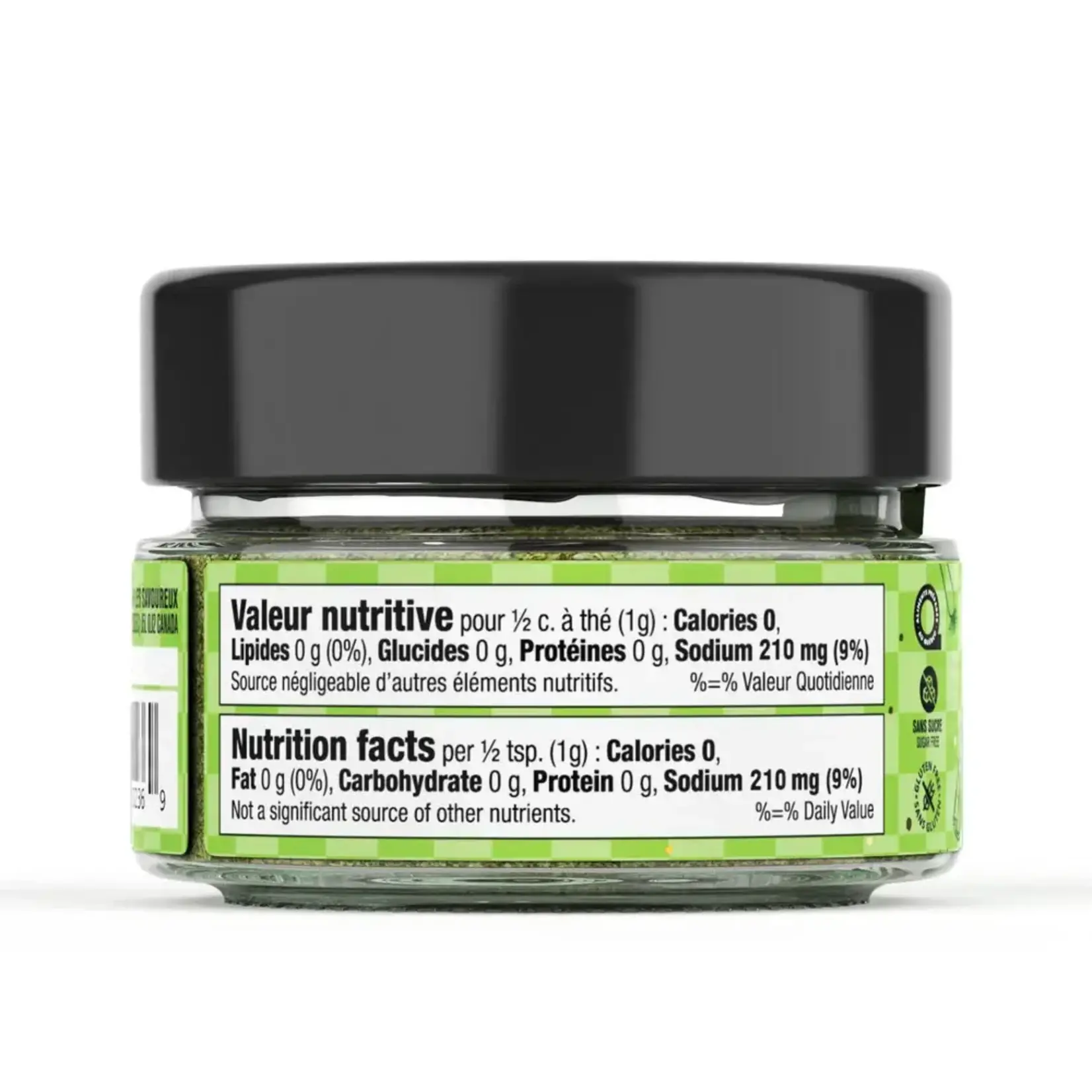 LES SAVOUREUX Vegetable Sea Salt, 80g