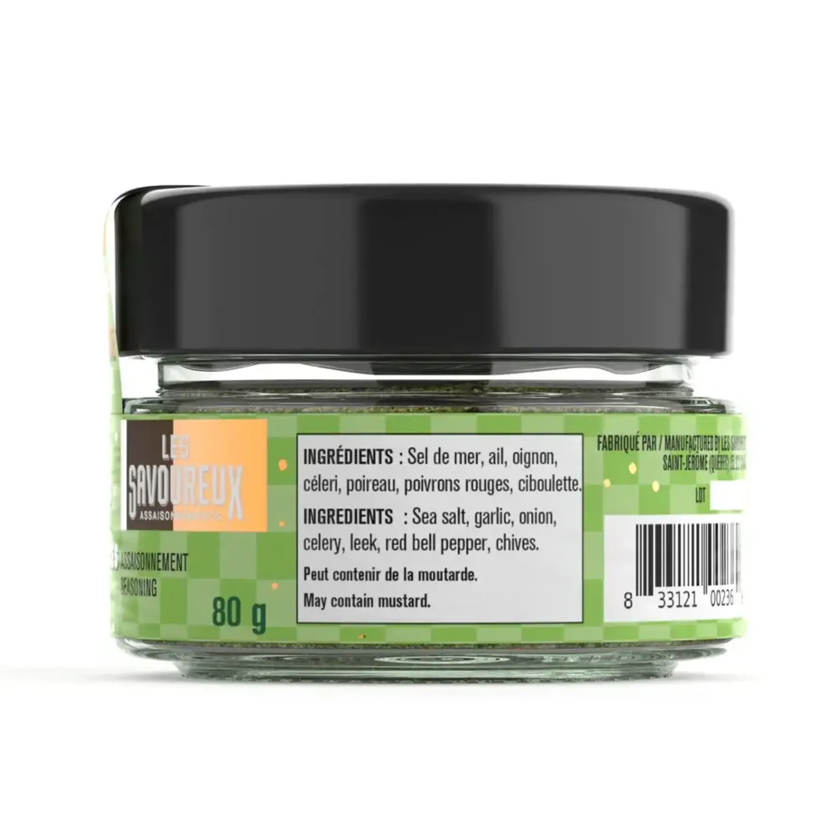LES SAVOUREUX Assaisonnement Sel De Légumes, 80g