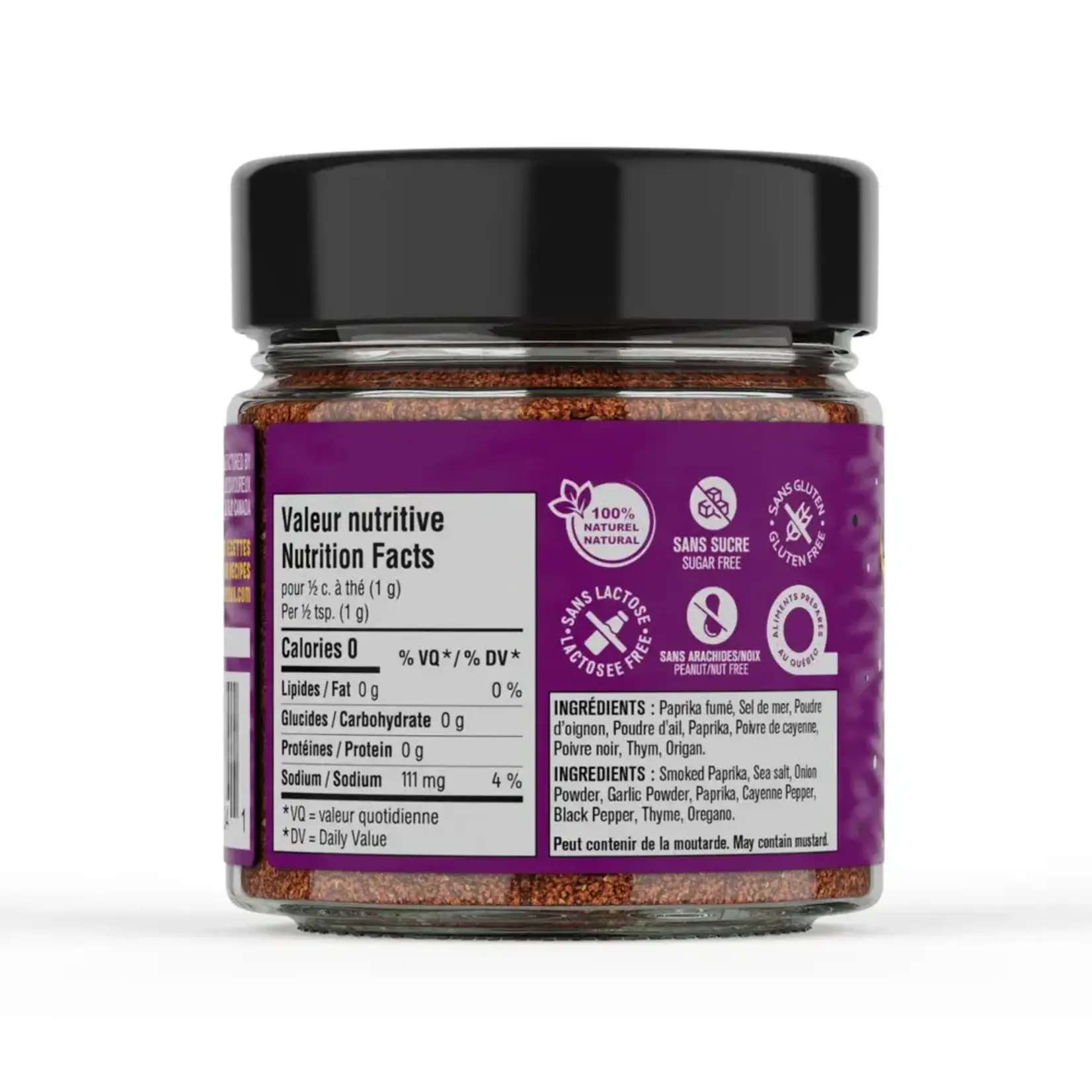 LES SAVOUREUX Assaisonnement Cajun, 95g