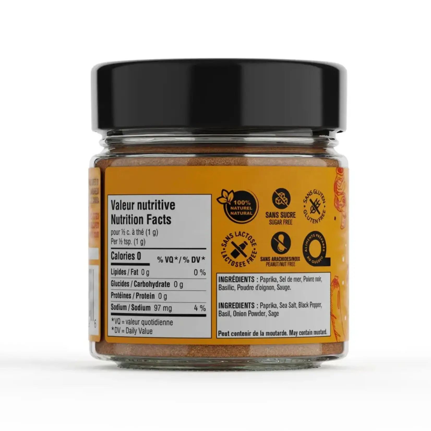 LES SAVOUREUX Assaisonnement Grillades, 75g