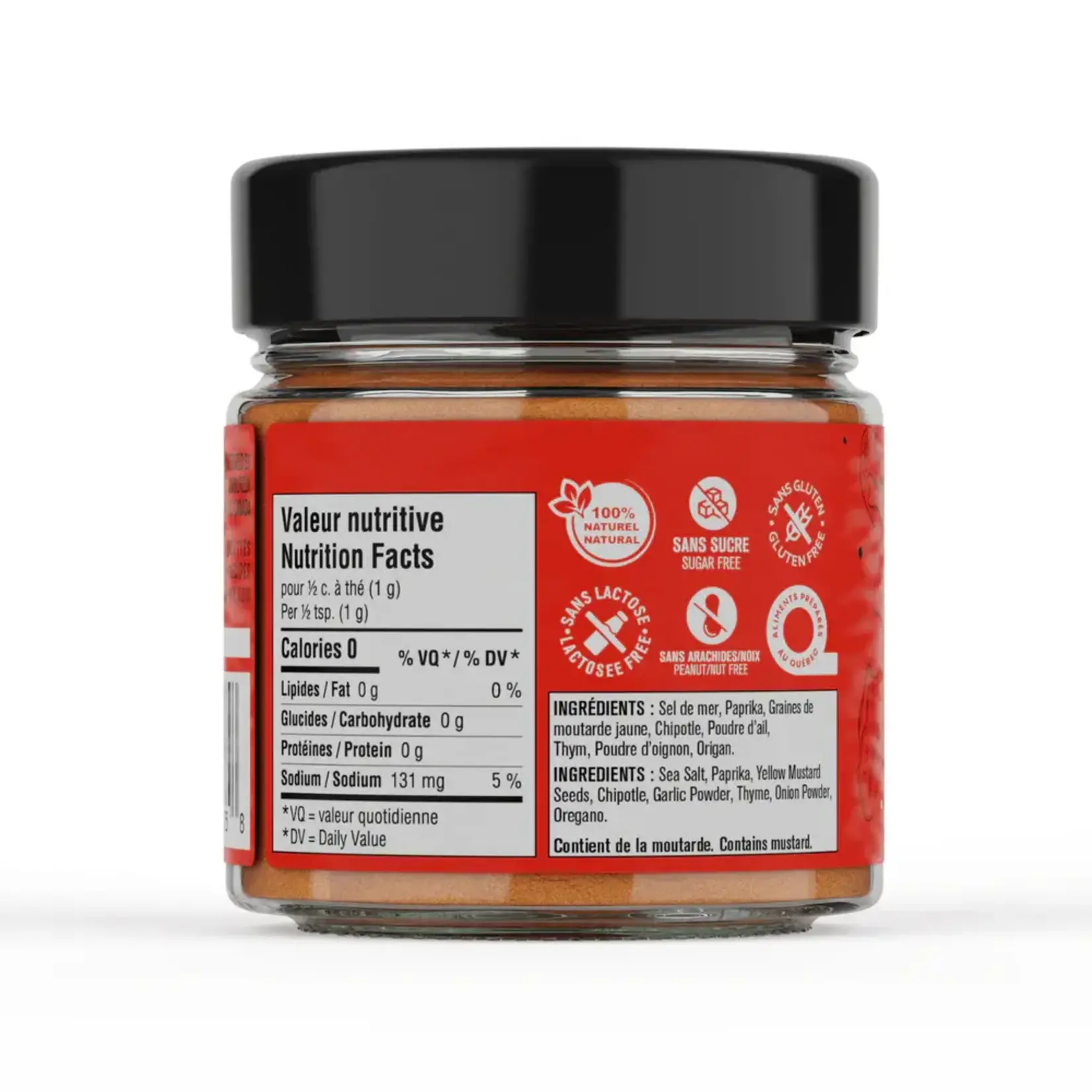 LES SAVOUREUX Assaisonnement BBQ, 95g