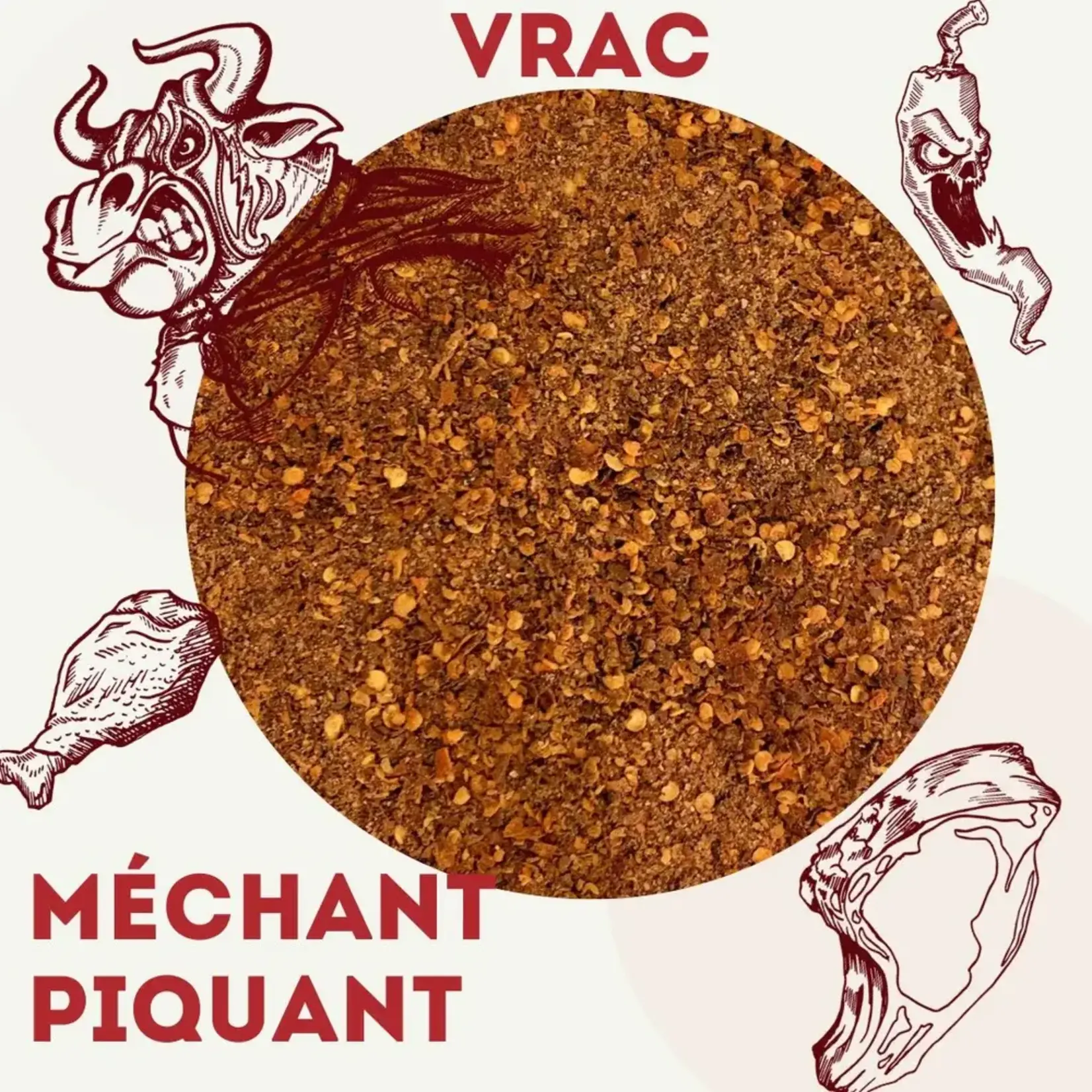 LES SAVOUREUX Assaisonnement Méchant Piquant, 85g