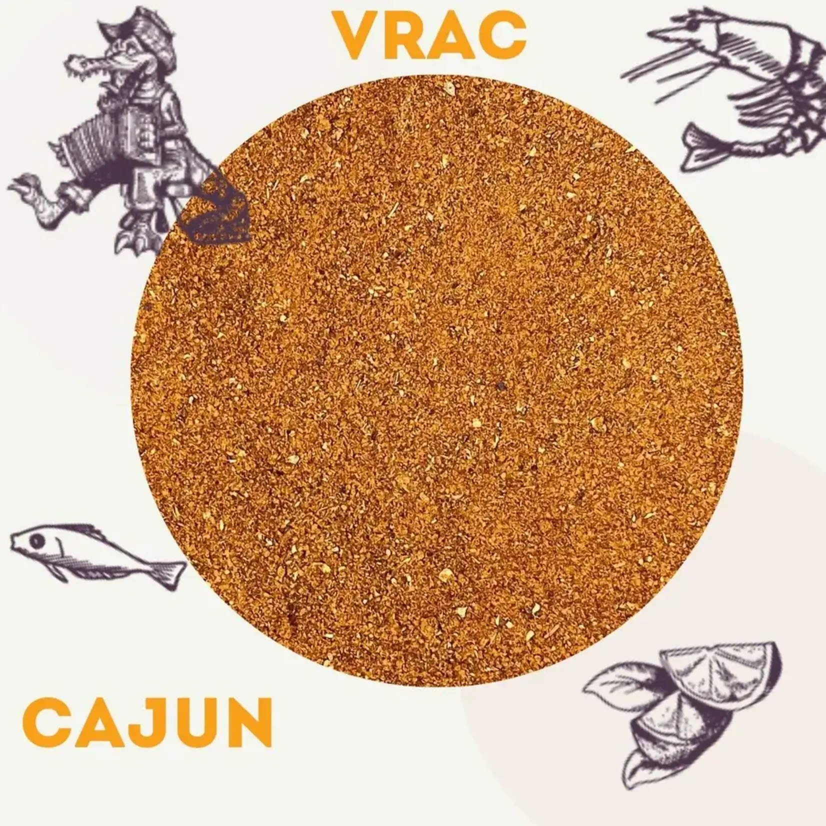 LES SAVOUREUX Assaisonnement Cajun, 95g