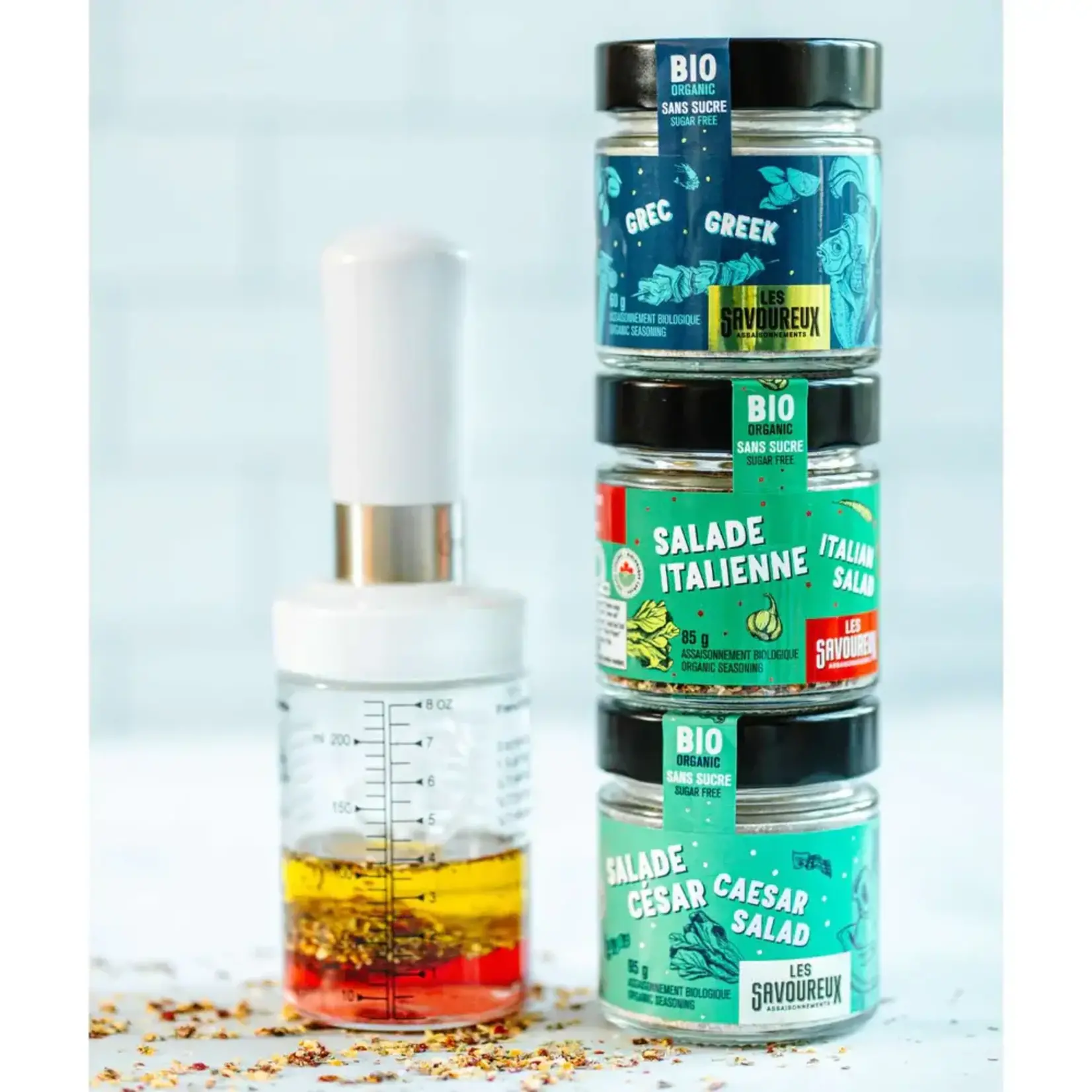 LES SAVOUREUX The 4-in-1 salad dressing essentials