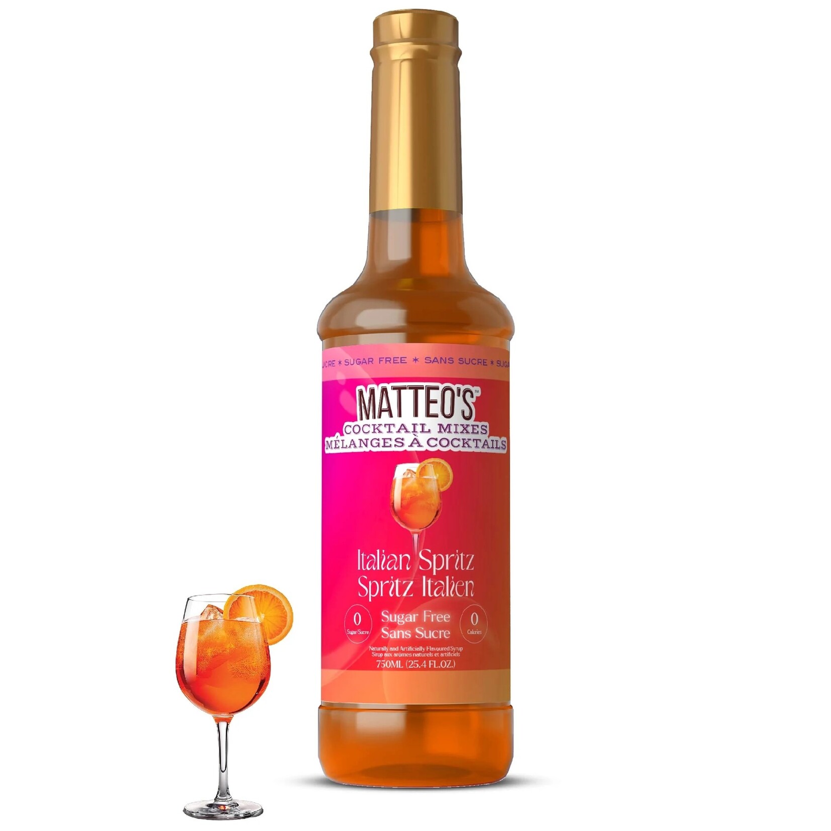 MATTEO'S Sirop à cocktail Spritz Italien 750ml